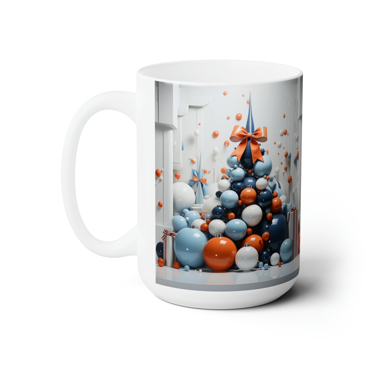 Cozy Holiday Mugs: Embrace the Season with Our Festive Living Scenes 15oz