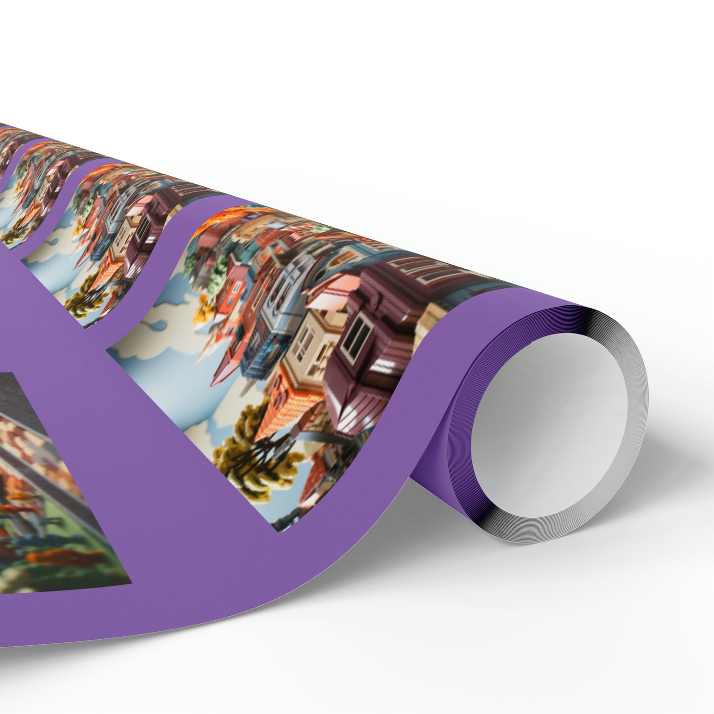 Brickopolis Wonders Children's Wrapping Paper