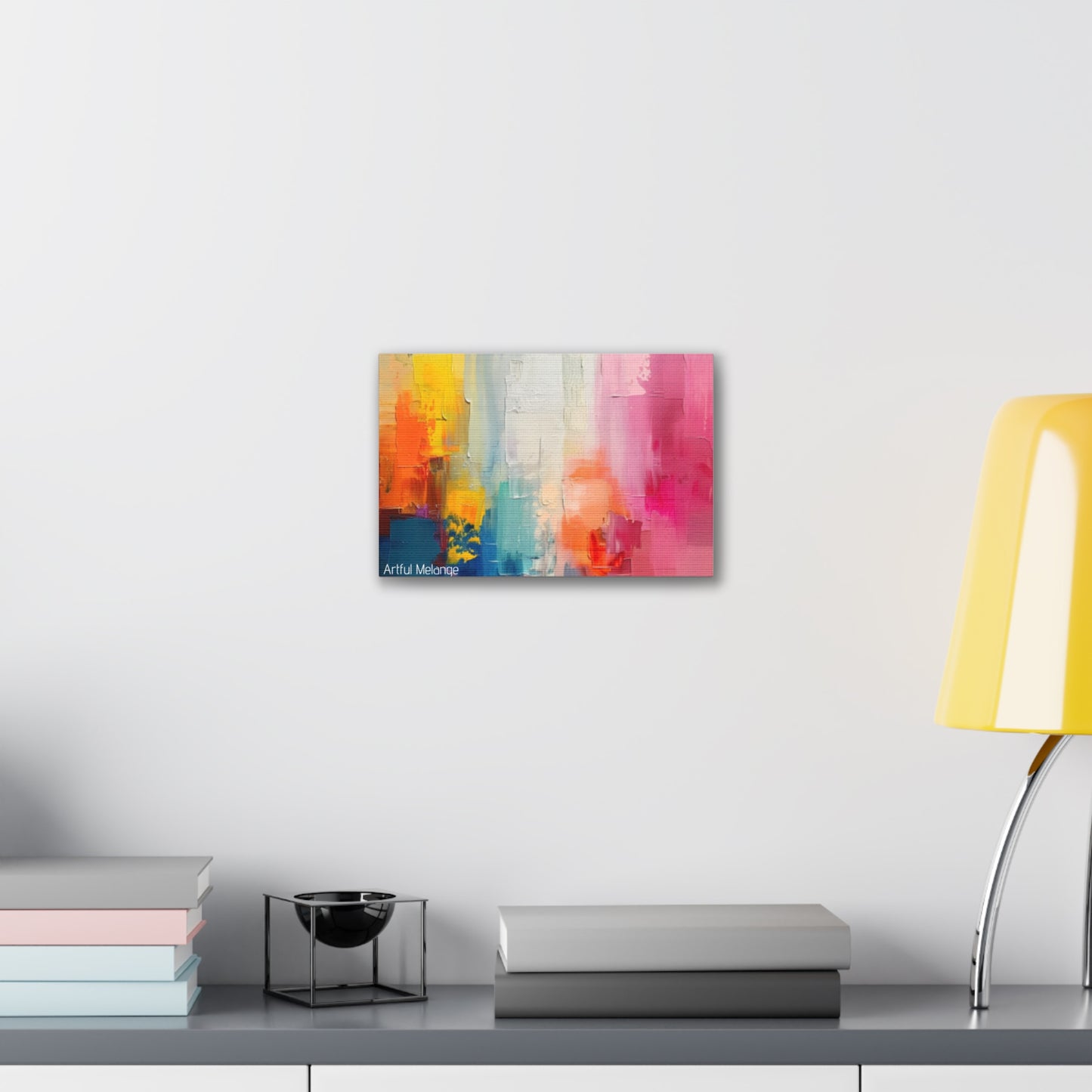 Primary Elegance: A Symphony of Sophistication Canvas Print