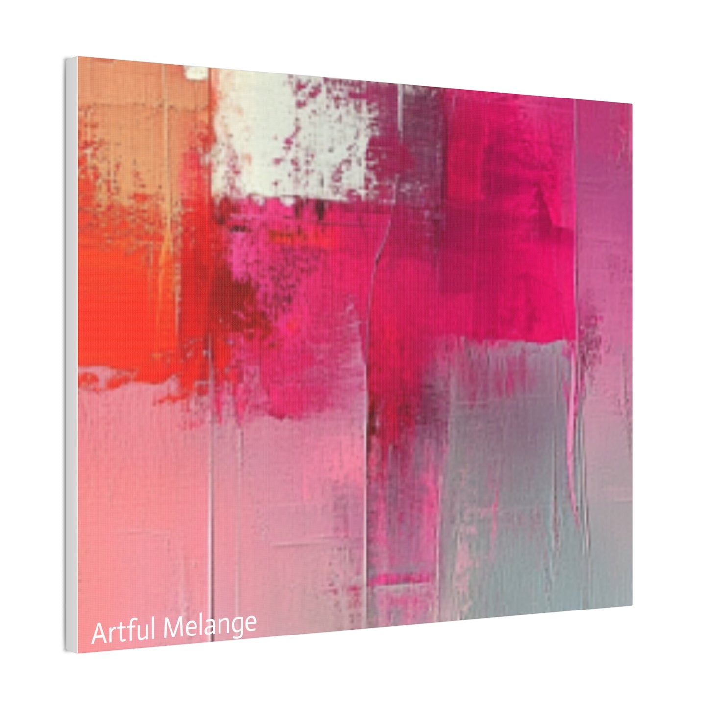 Acrylic Abstract Canvas Print - Richly Textured Artistry