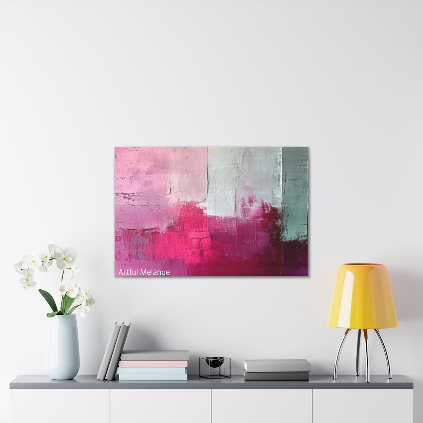 Acrylic Abstract Canvas Print - Richly Textured Artistry