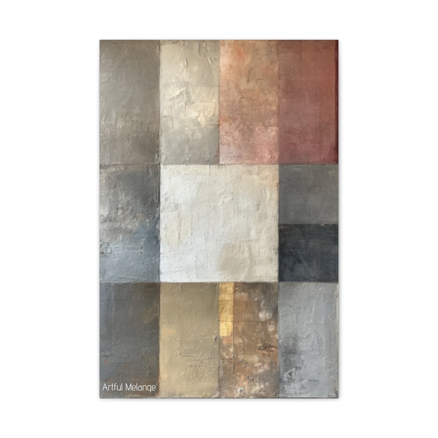 Primary Elegance: A Symphony of Sophistication Canvas Print