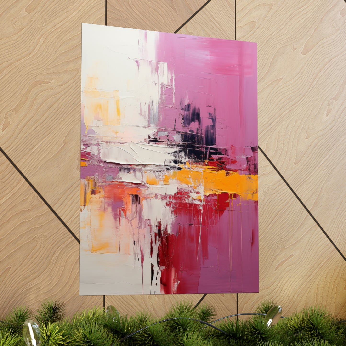 Radiant Harmony Matte Vertical Canvas Poster