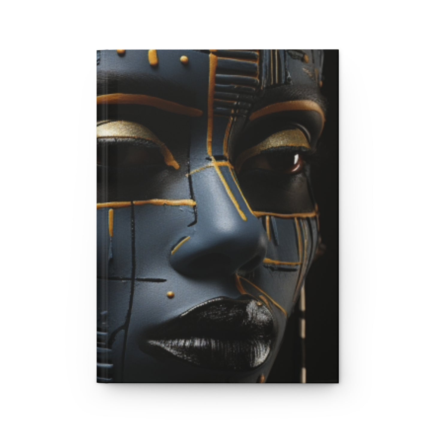 Elegance In Black: Melanated Hardcover Journal