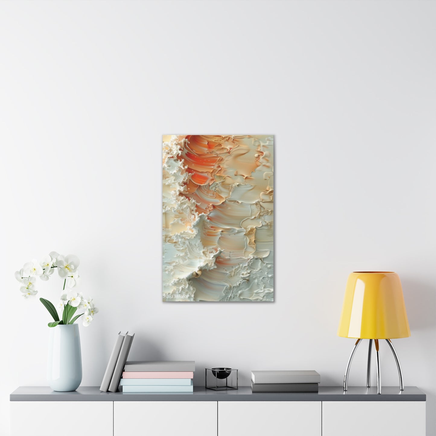 Primary Elegance: A Symphony of Sophistication Canvas Print