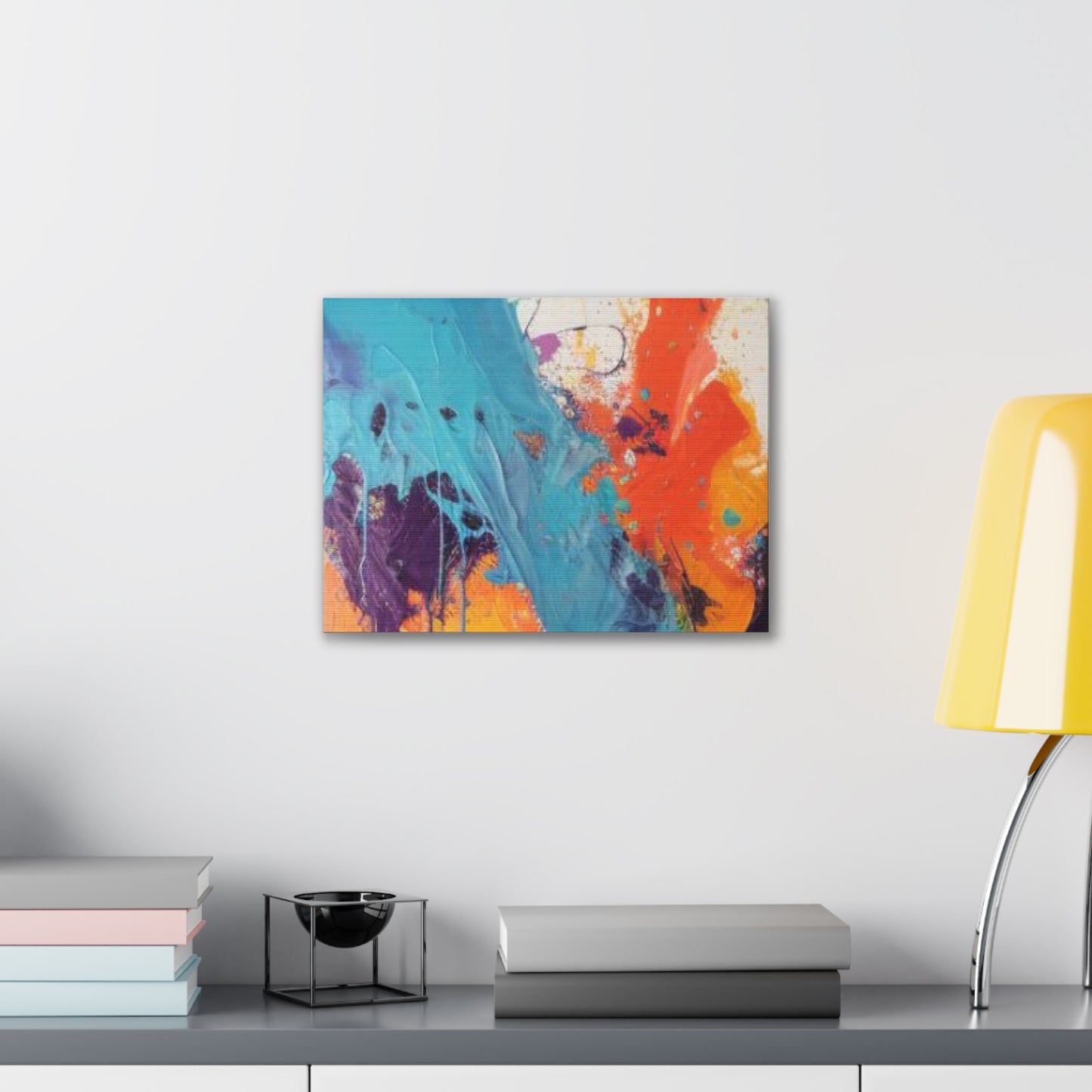 Primary Elegance: A Symphony of Sophistication Canvas Print