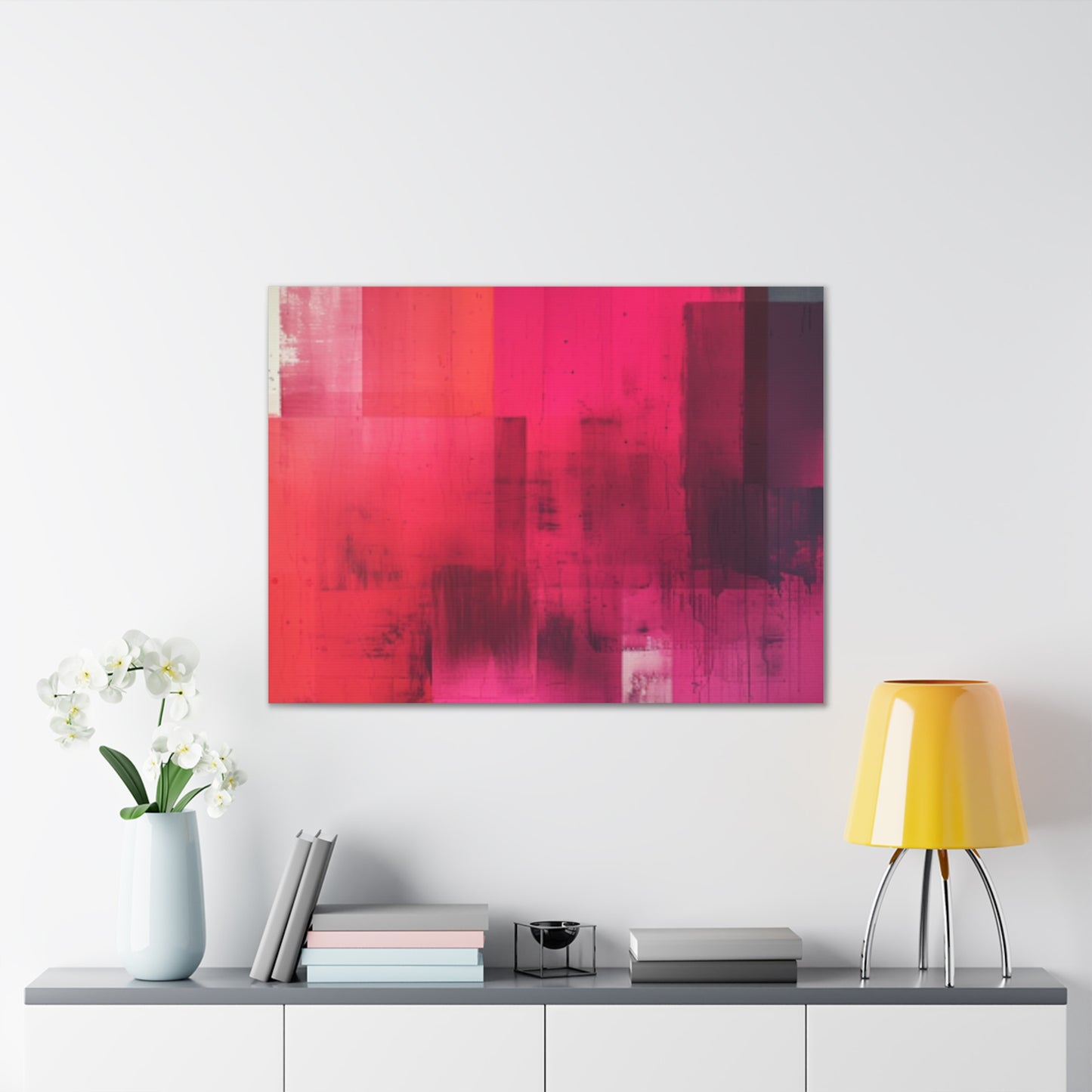 In The Pink: A Symphony of Sophistication Canvas Print