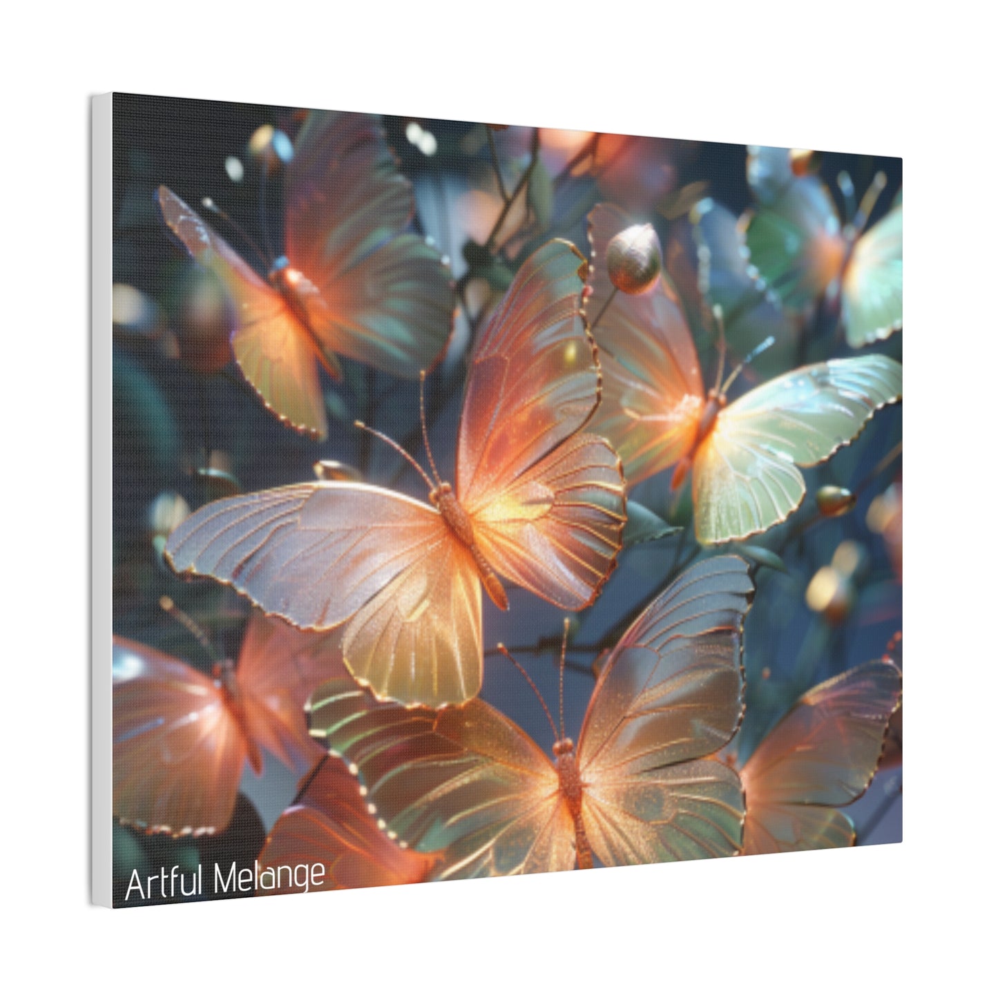 Fluttering Dreams: Butterfly Canvas Print Collection