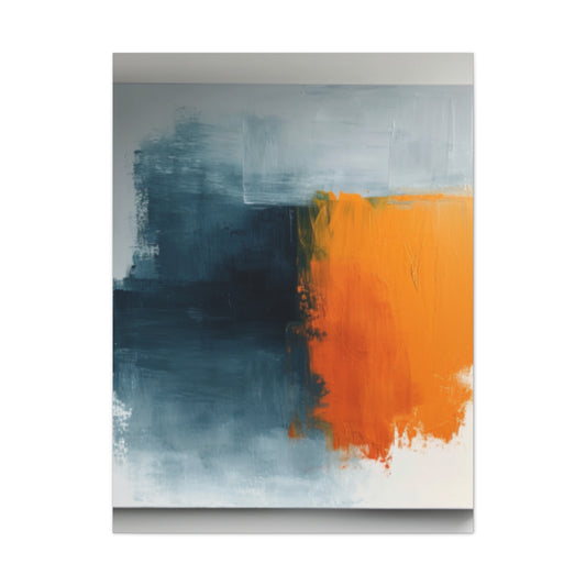 Primary Elegance: A Symphony of Sophistication Canvas Print