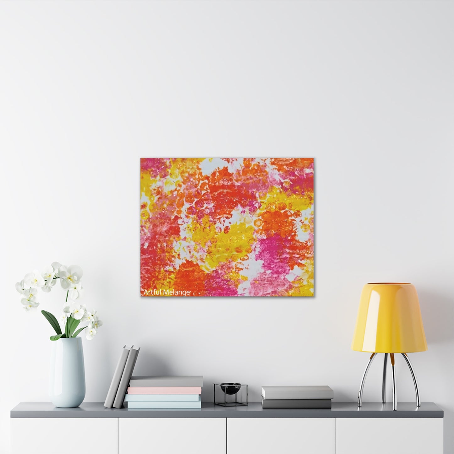 Acrylic Abstract Canvas Print - Richly Textured Artistry