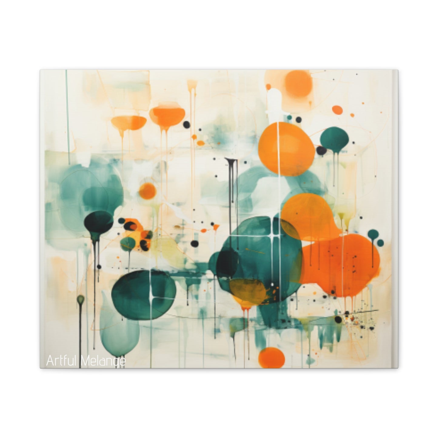 Primary Elegance: A Symphony of Sophistication Canvas Print