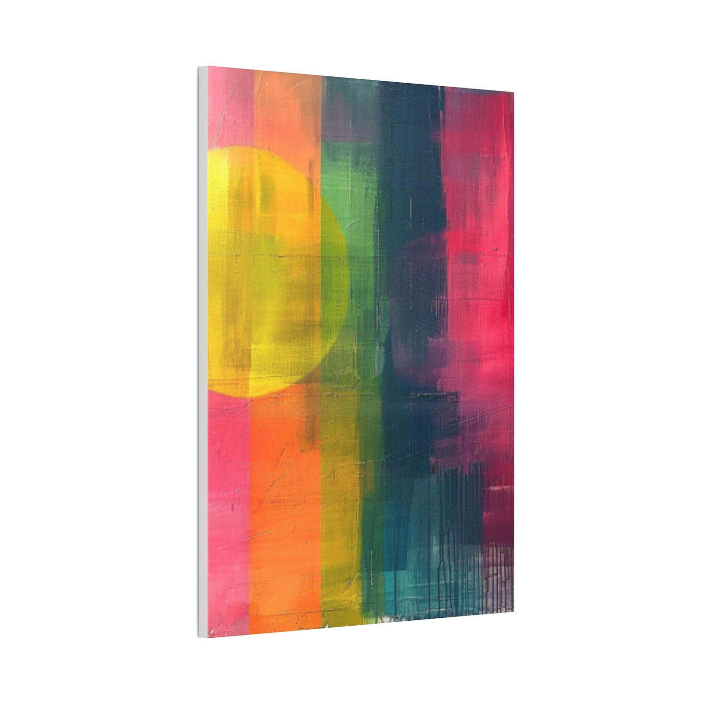 Primary Elegance: A Symphony of Sophistication Canvas Print