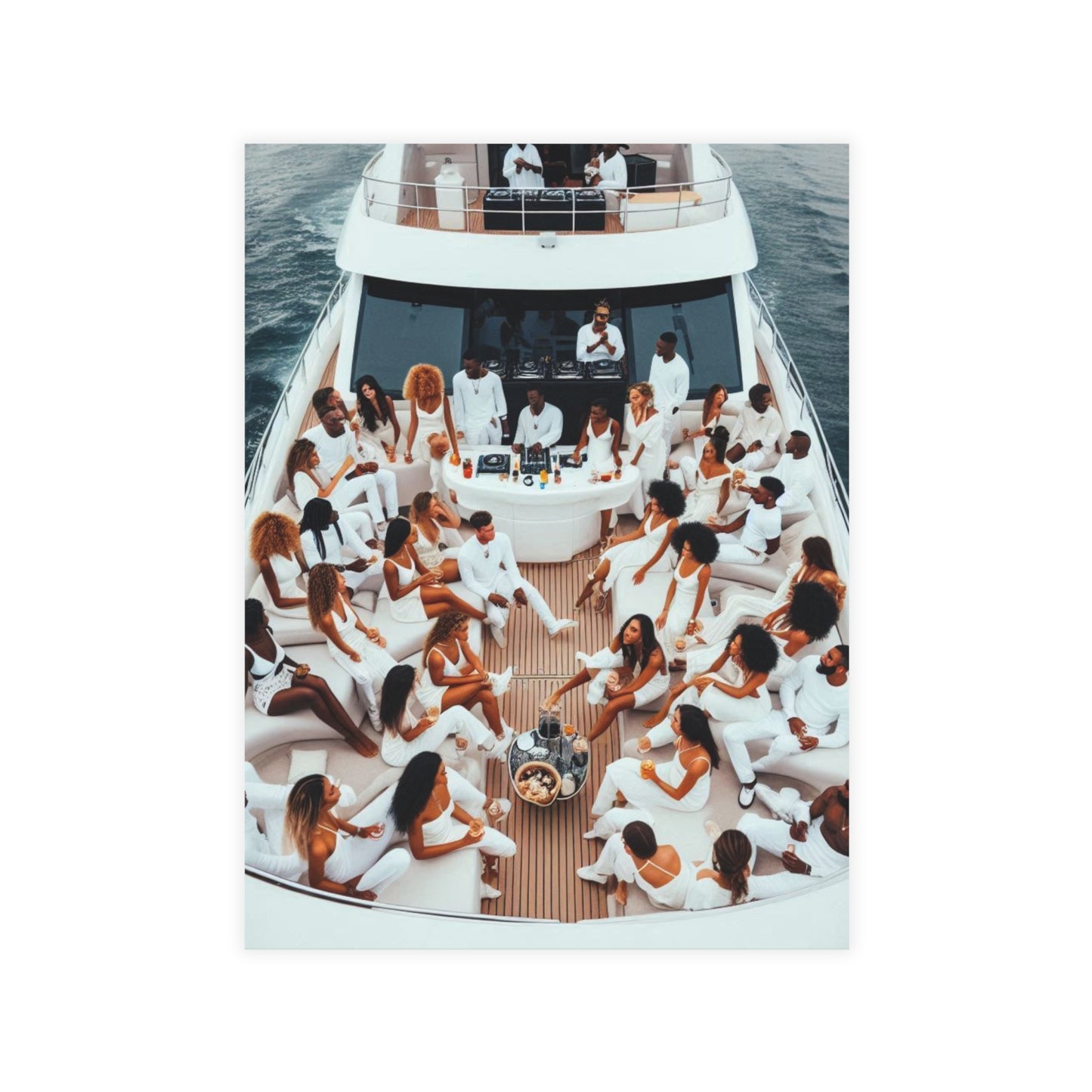 Sail & Celebrate: A Day of Elegance Yacht/Boat Party Invitation Bundles (envelopes included)