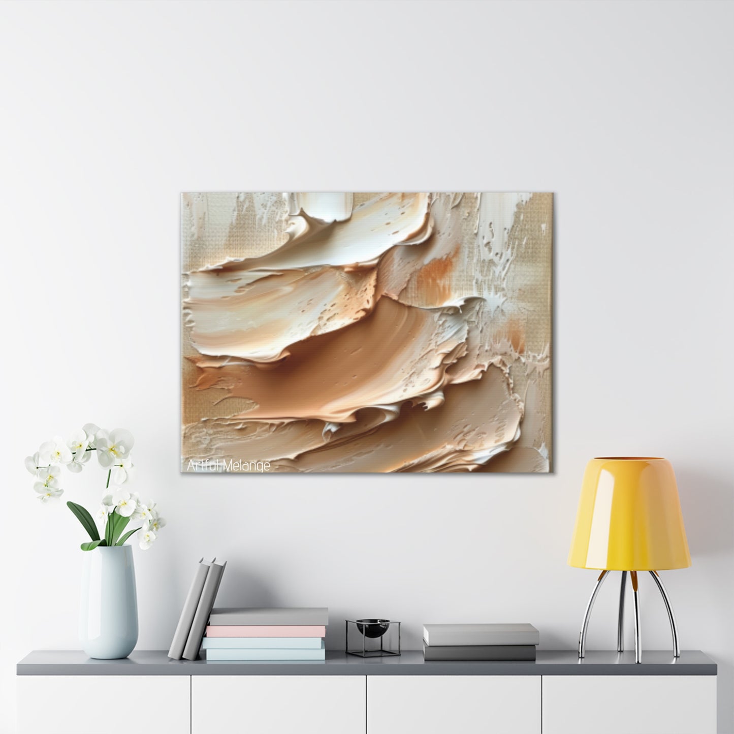 Primary Elegance: A Symphony of Sophistication Canvas Print