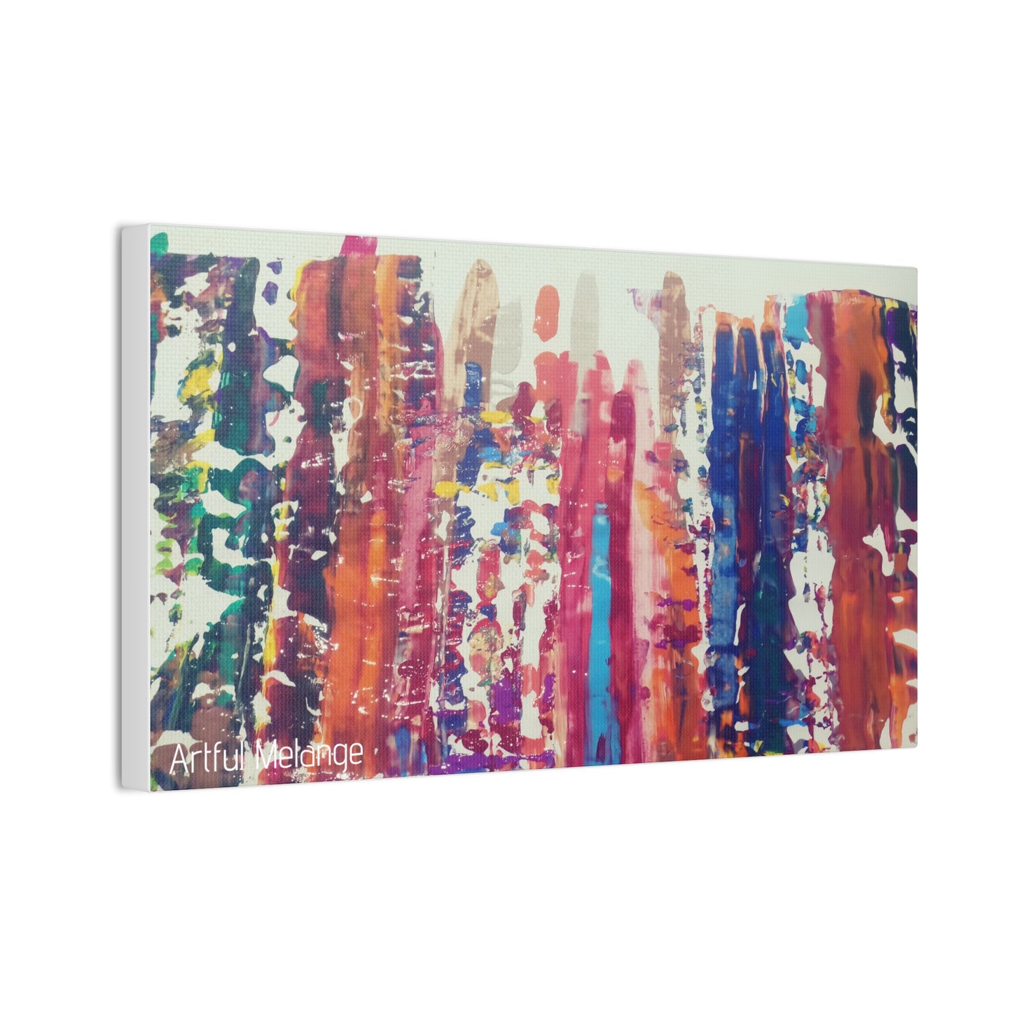 Primary Elegance: A Symphony of Sophistication Canvas Print