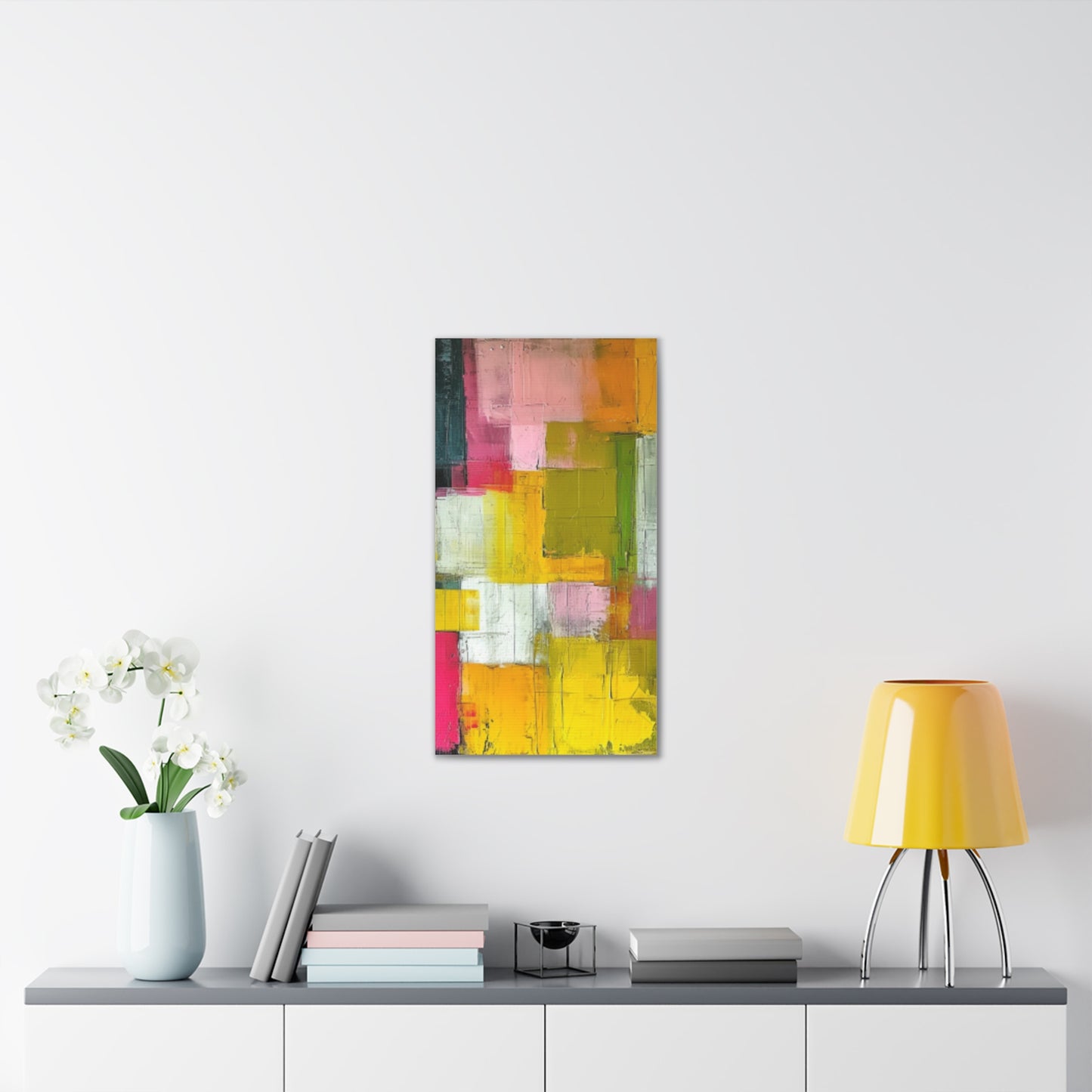 Primary Elegance: A Symphony of Sophistication Canvas Print