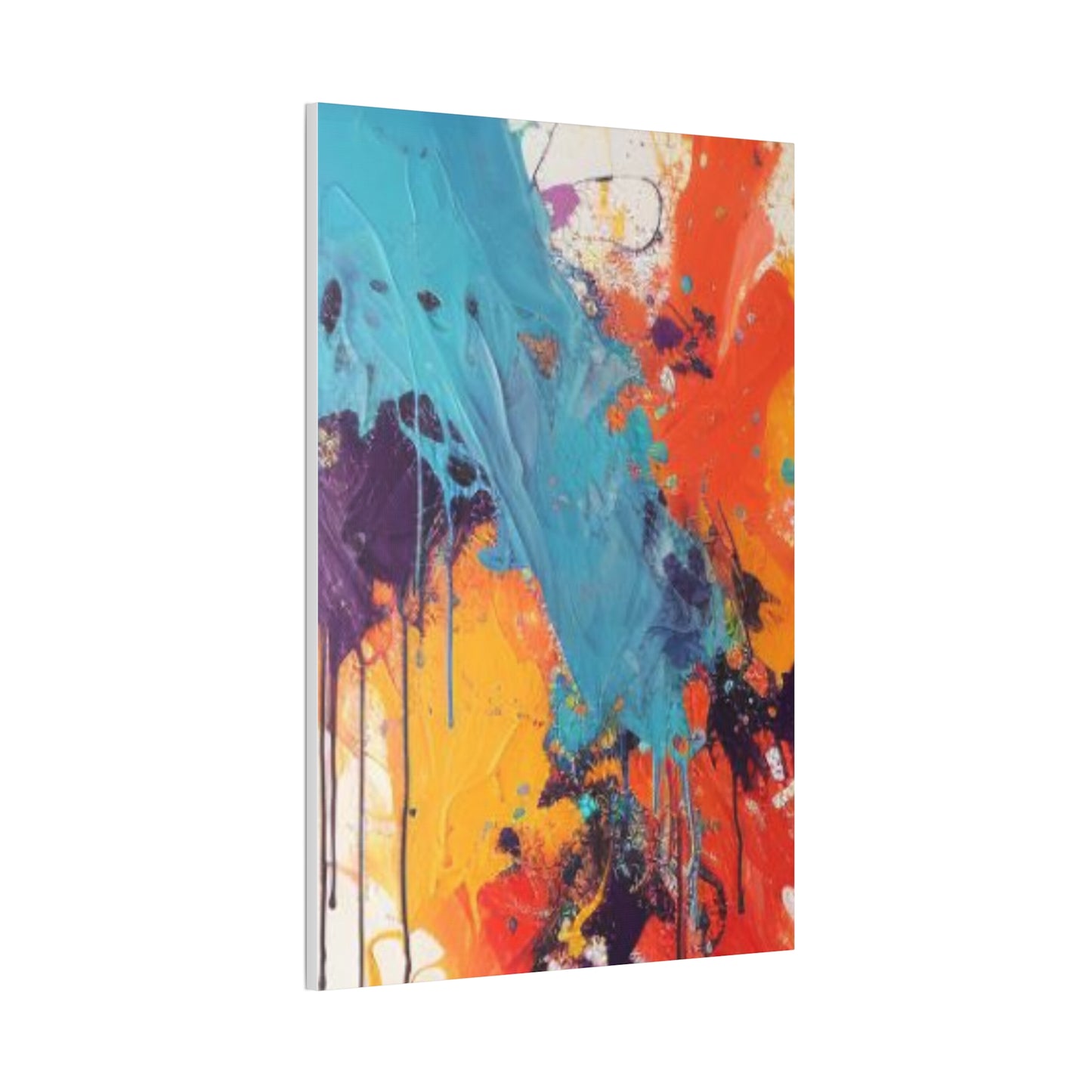 Primary Elegance: A Symphony of Sophistication Canvas Print