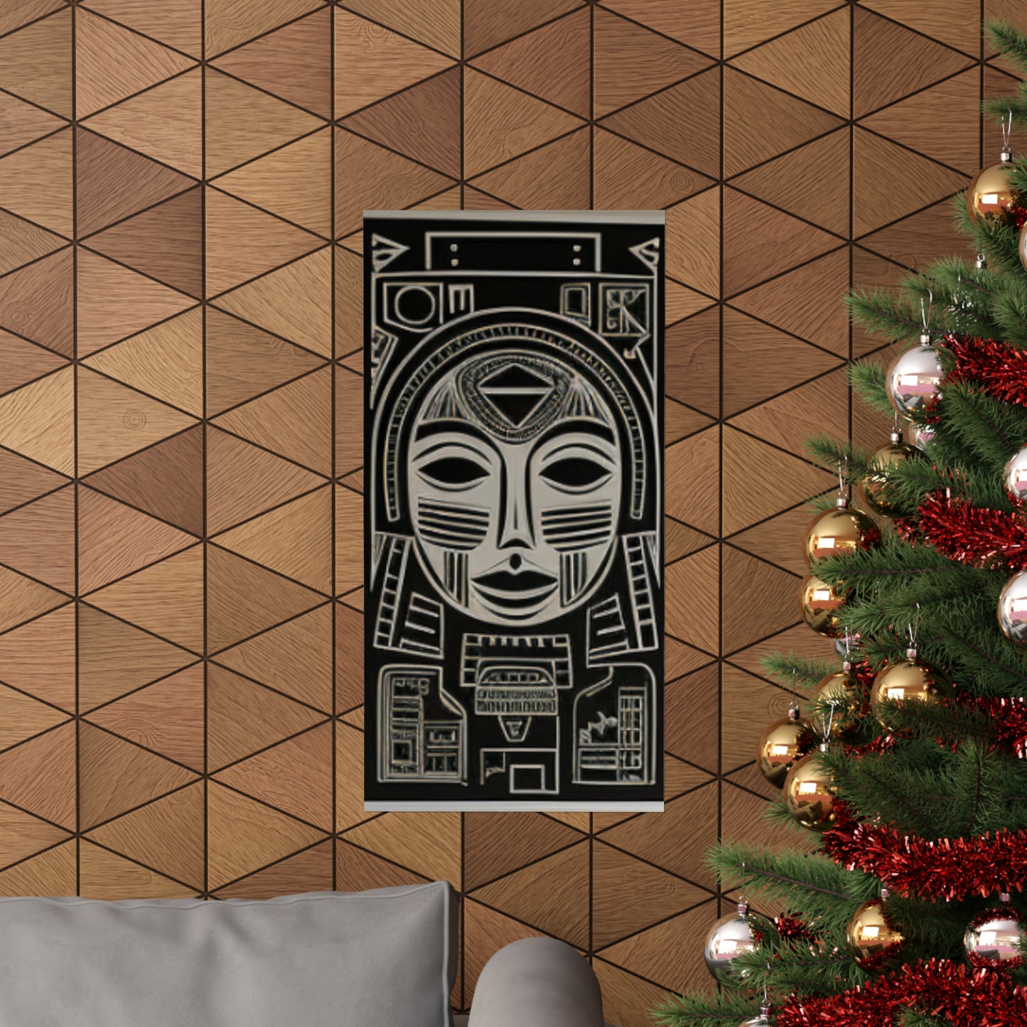 African Essence Matte Vertical Canvas Poster