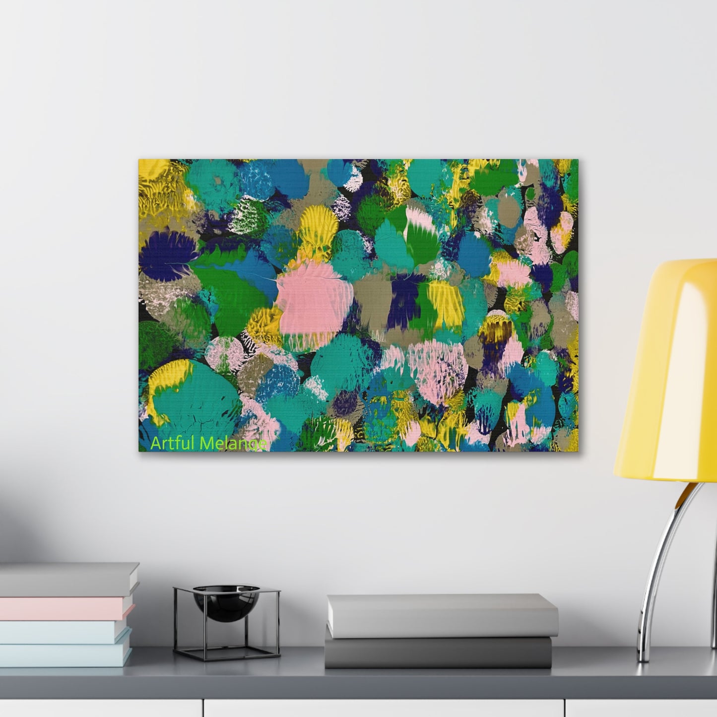 Acrylic Abstract Canvas Print - Richly Textured Artistry