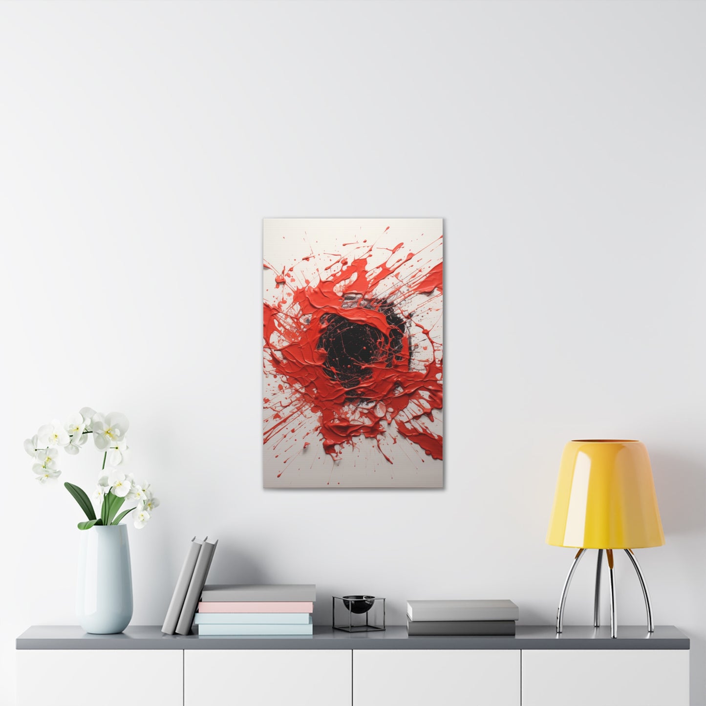 Acrylic Abstract Canvas Print - Richly Textured Artistry