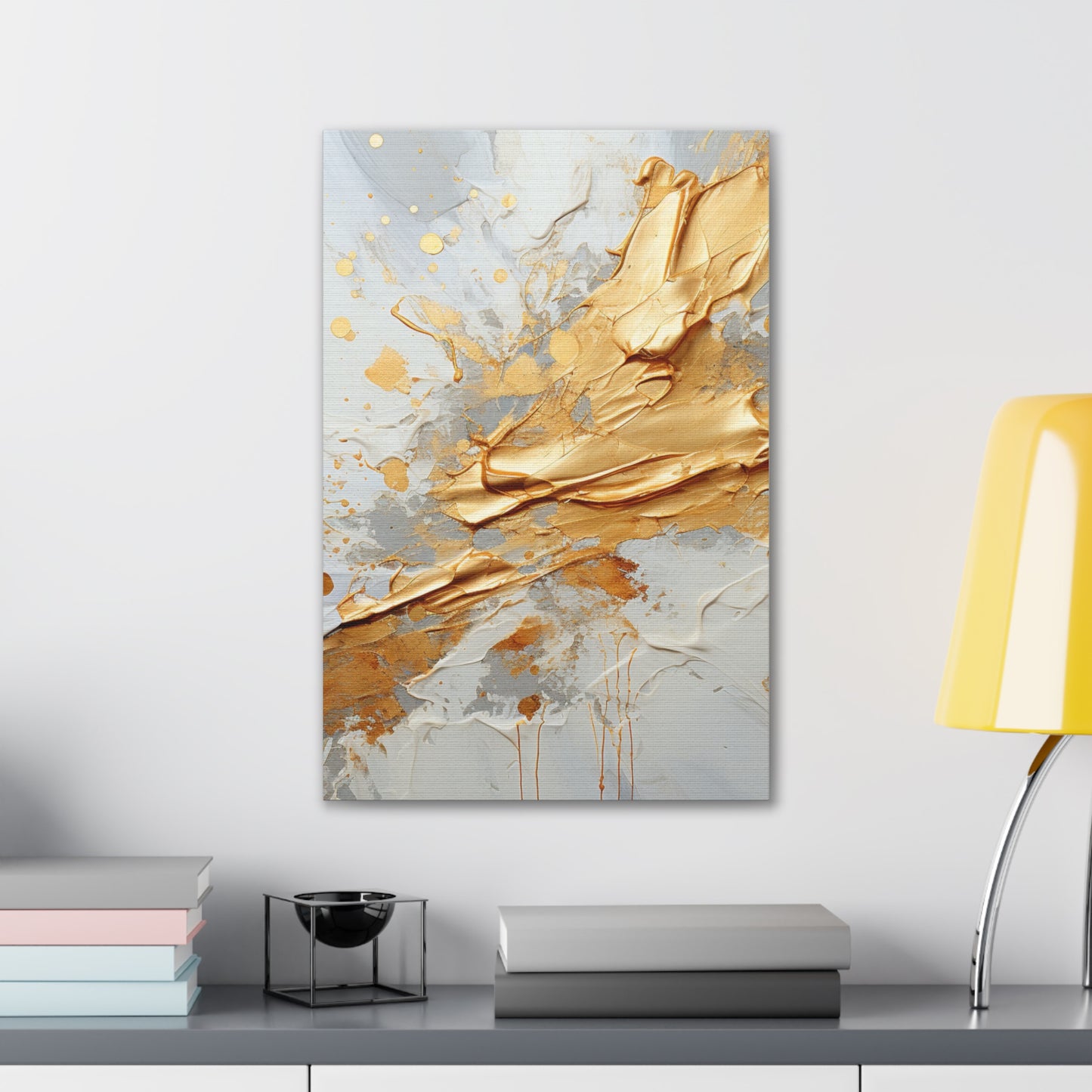 Acrylic Abstract Canvas Print - Richly Textured Artistry