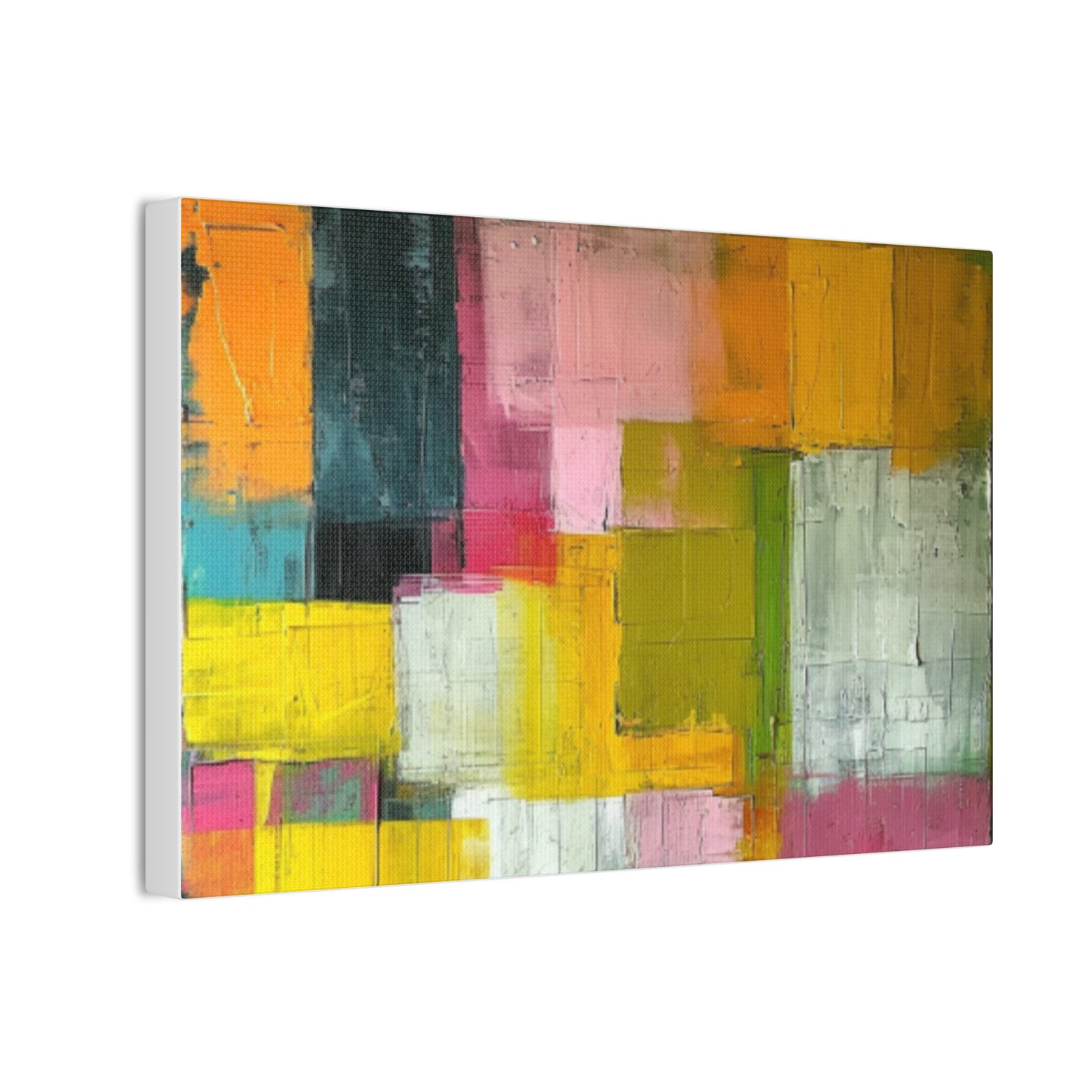 Primary Elegance: A Symphony of Sophistication Canvas Print