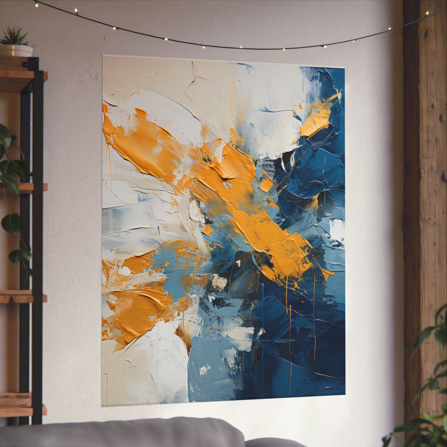 Radiant Harmony Matte Vertical Canvas Poster