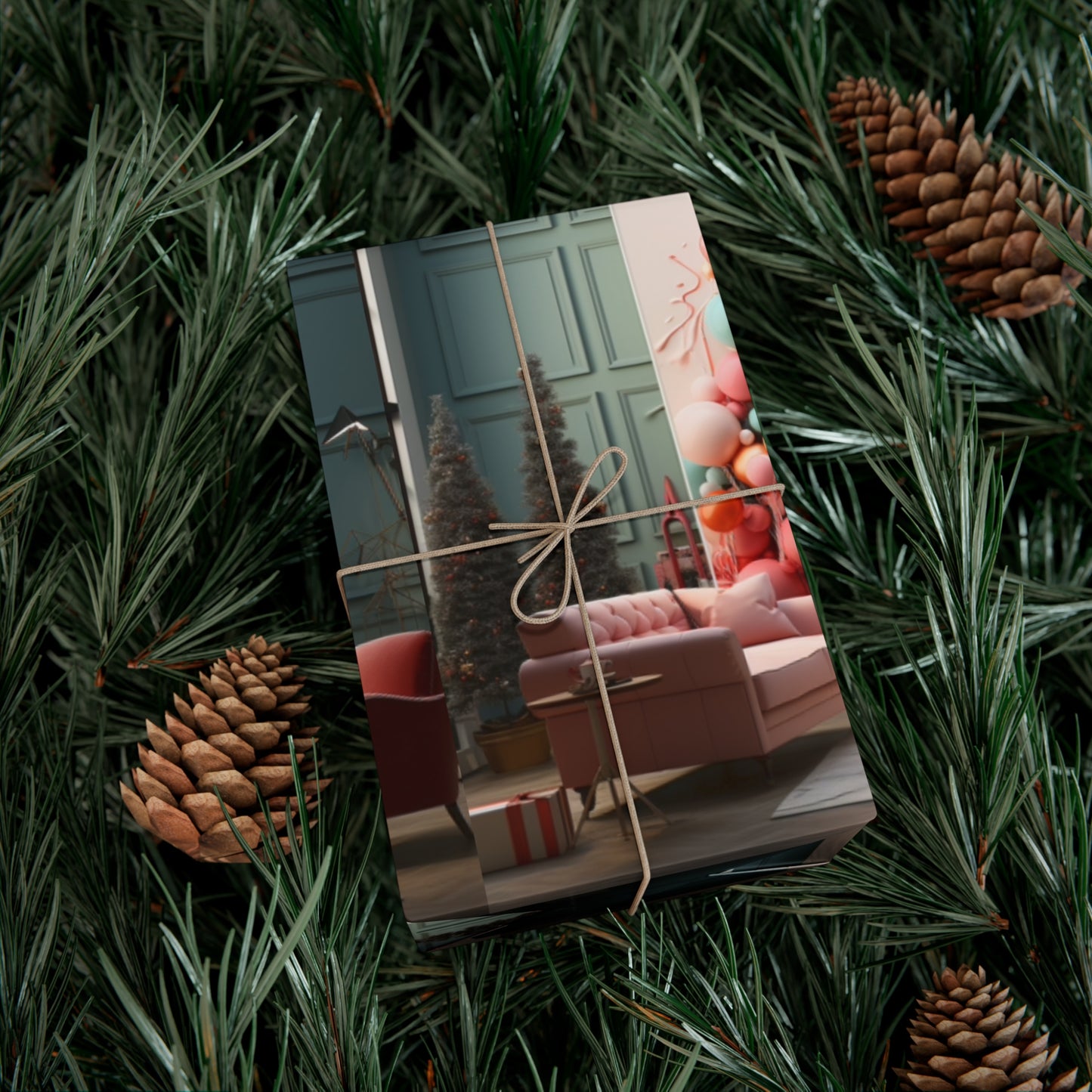 Elegant Pink Holiday Wrapping Paper Collection – Elevate Your Gifts with Sophisticated Style