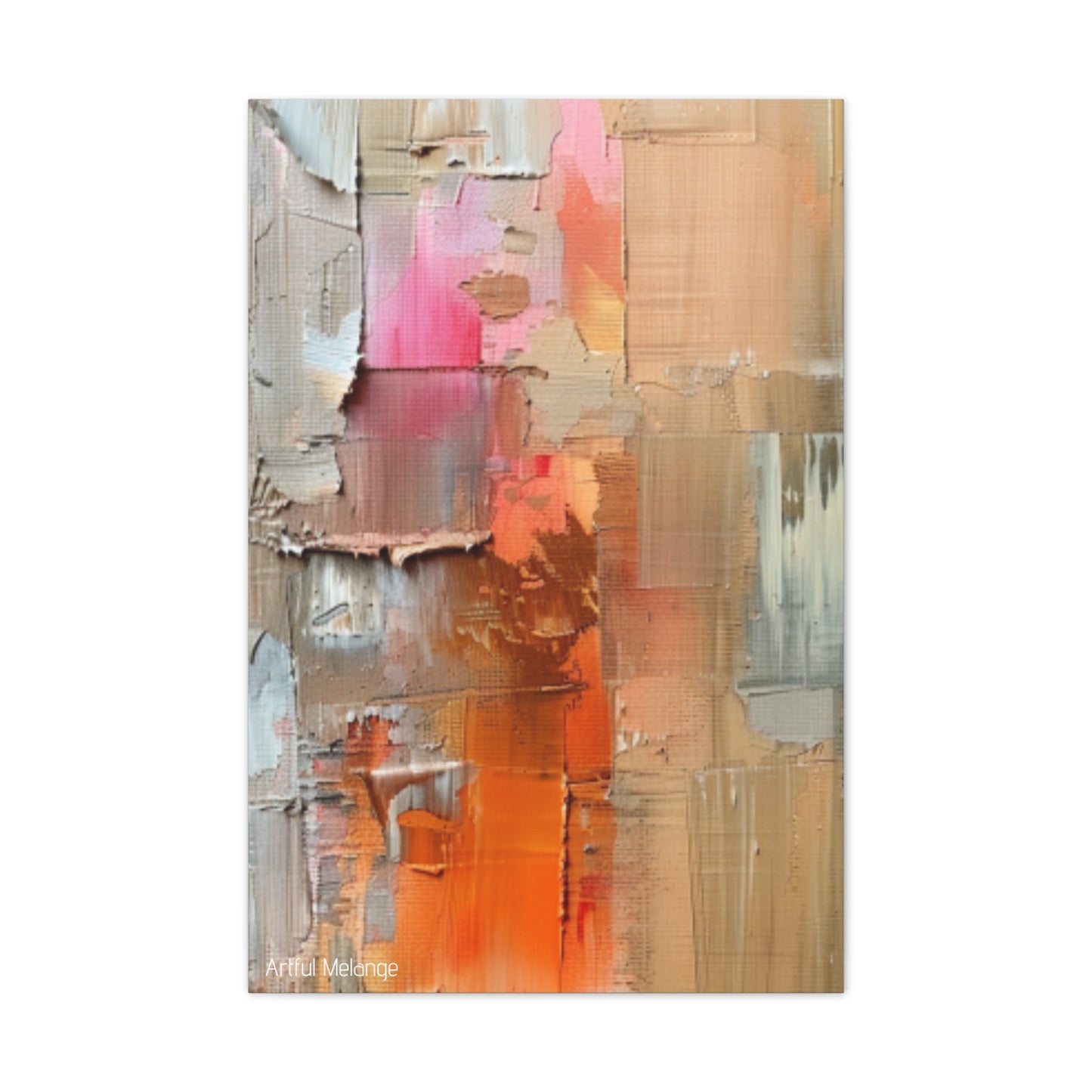 Primary Elegance: A Symphony of Sophistication Canvas Print