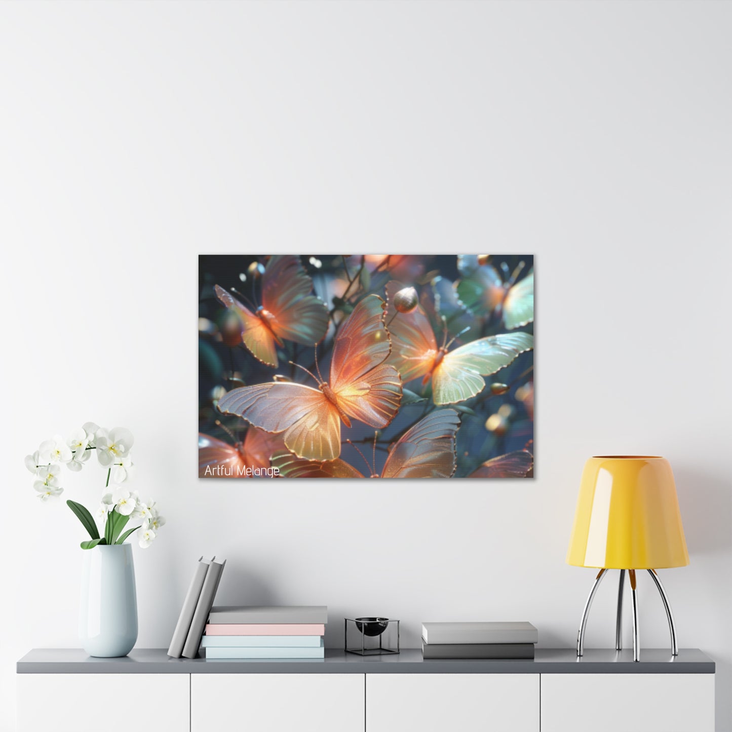 Fluttering Dreams: Butterfly Canvas Print Collection