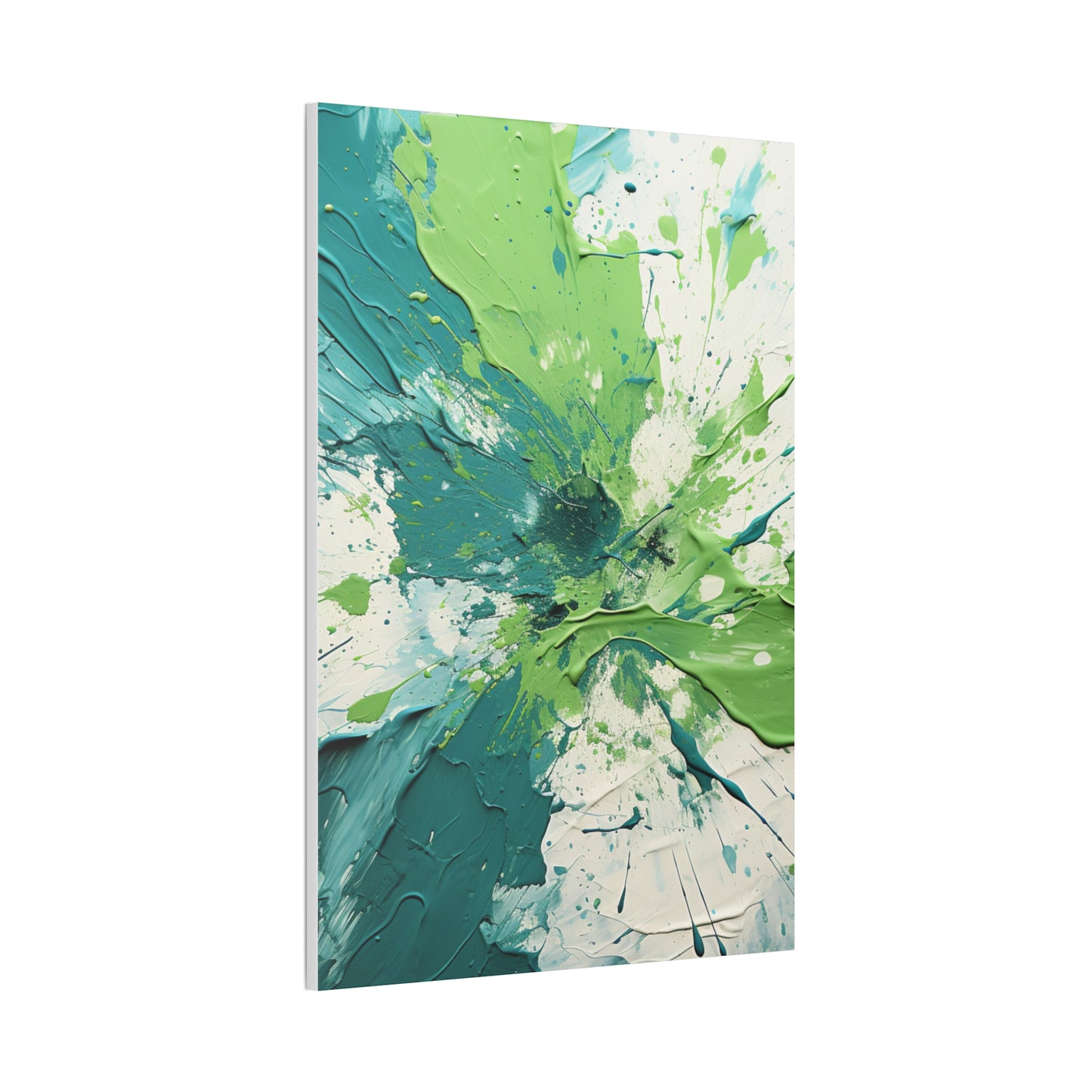 Acrylic Abstract Canvas Print - Richly Textured Artistry