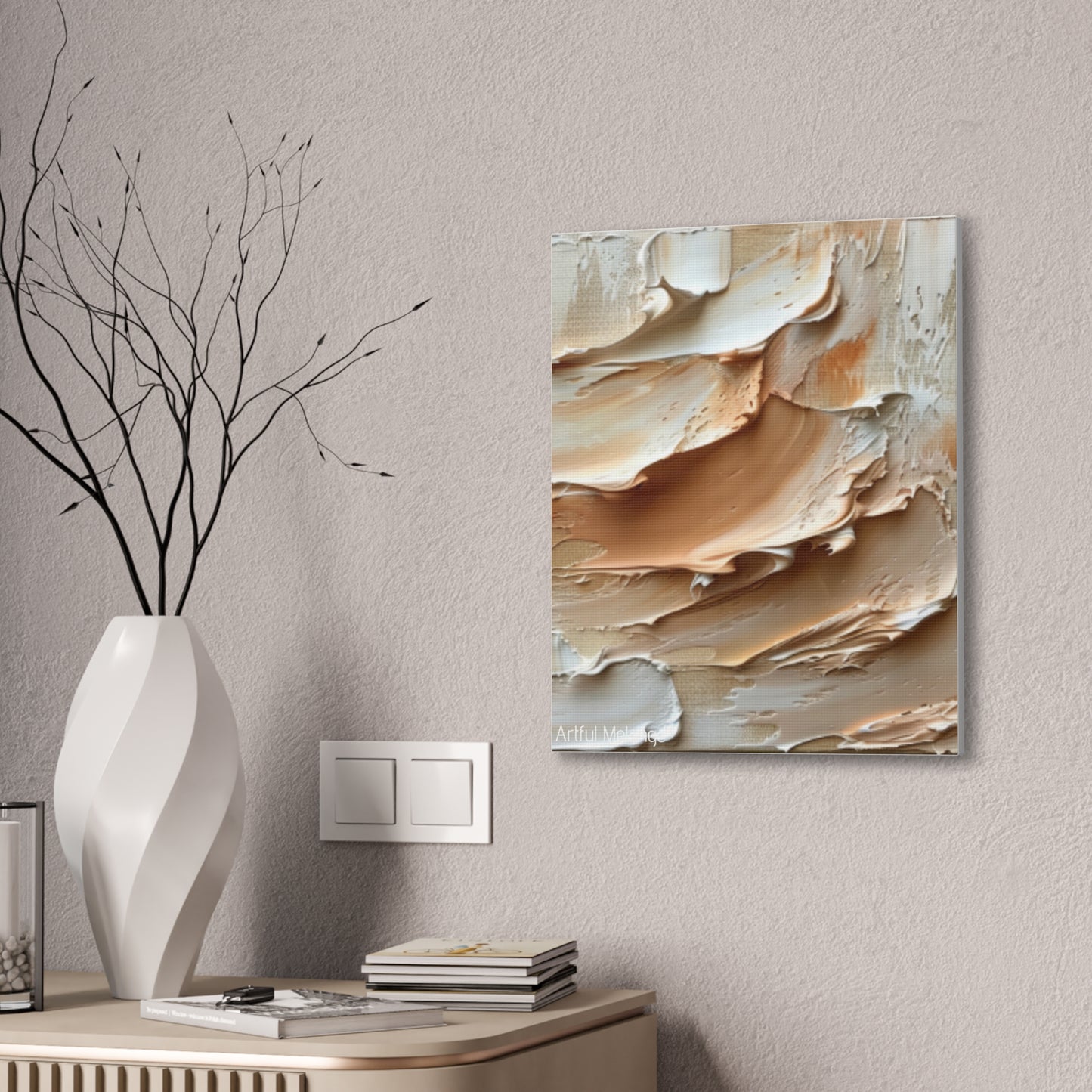 Primary Elegance: A Symphony of Sophistication Canvas Print