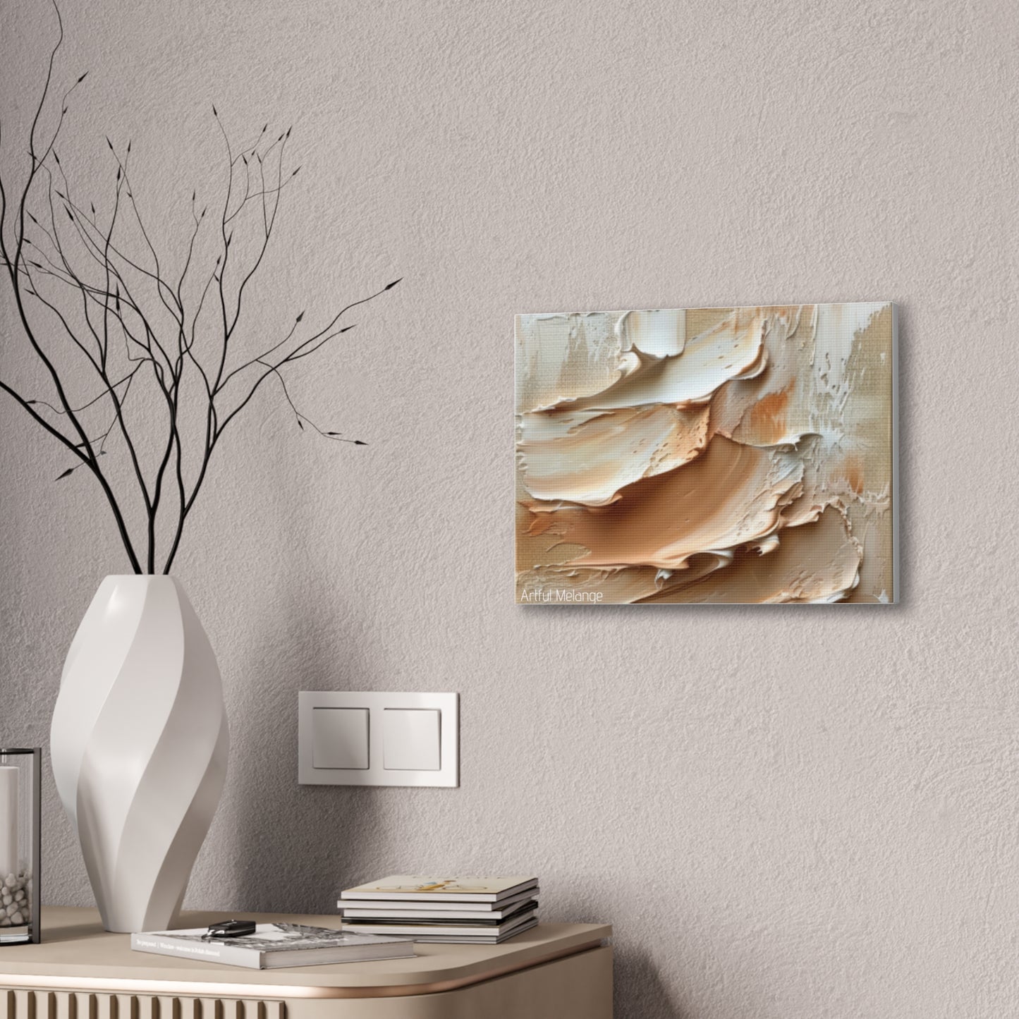 Primary Elegance: A Symphony of Sophistication Canvas Print