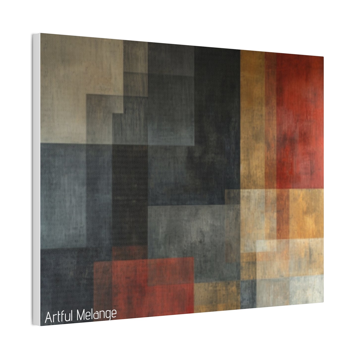 Primary Elegance: A Symphony of Sophistication Canvas Print