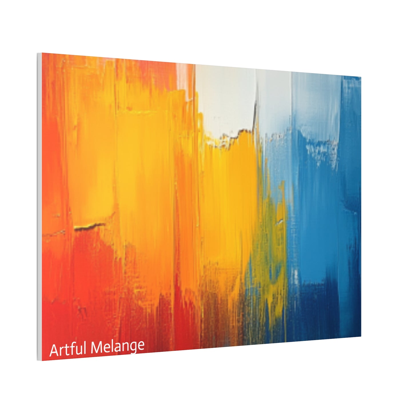 Acrylic Abstract Canvas Print - Richly Textured Artistry