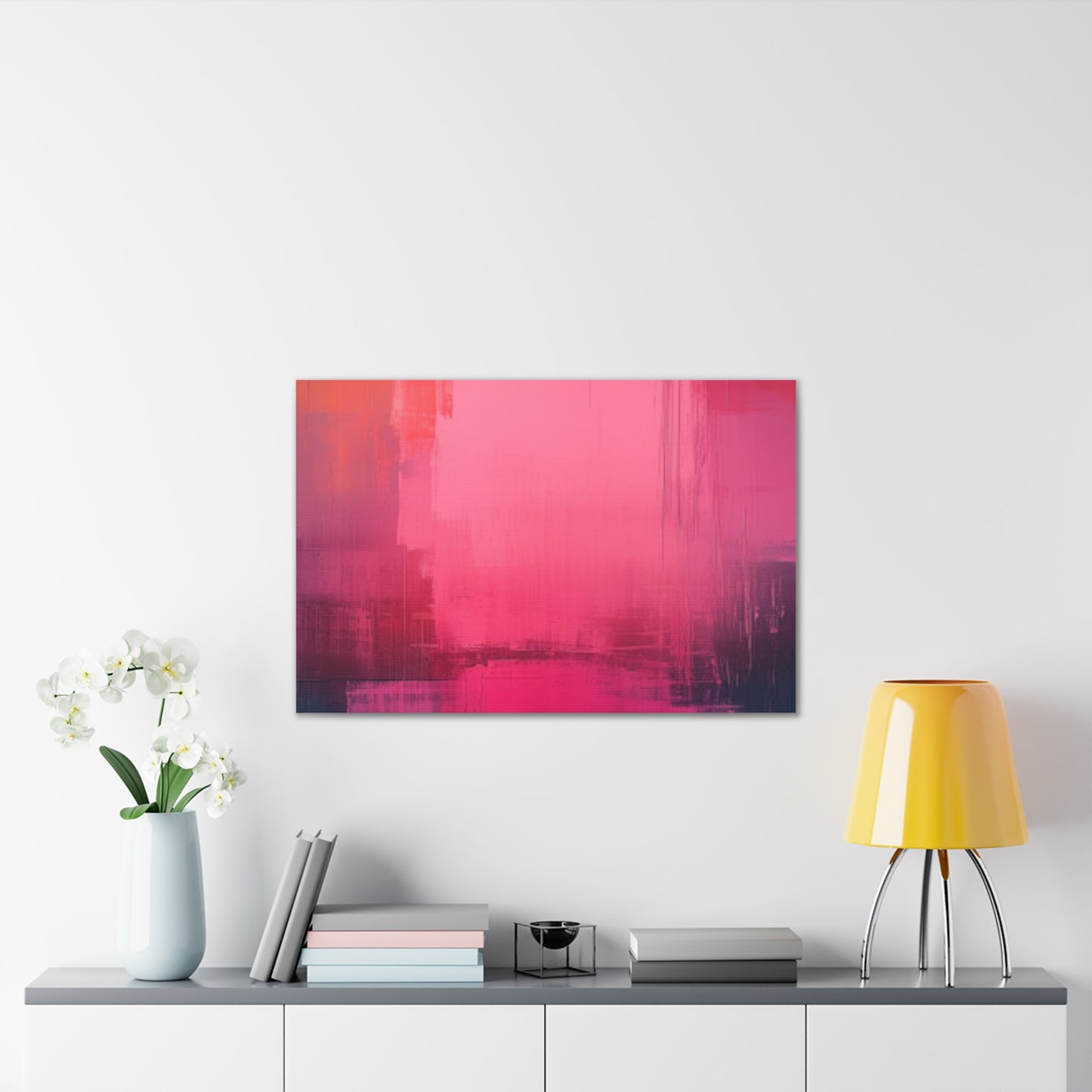 In The Pink: A Symphony of Sophistication Canvas Print