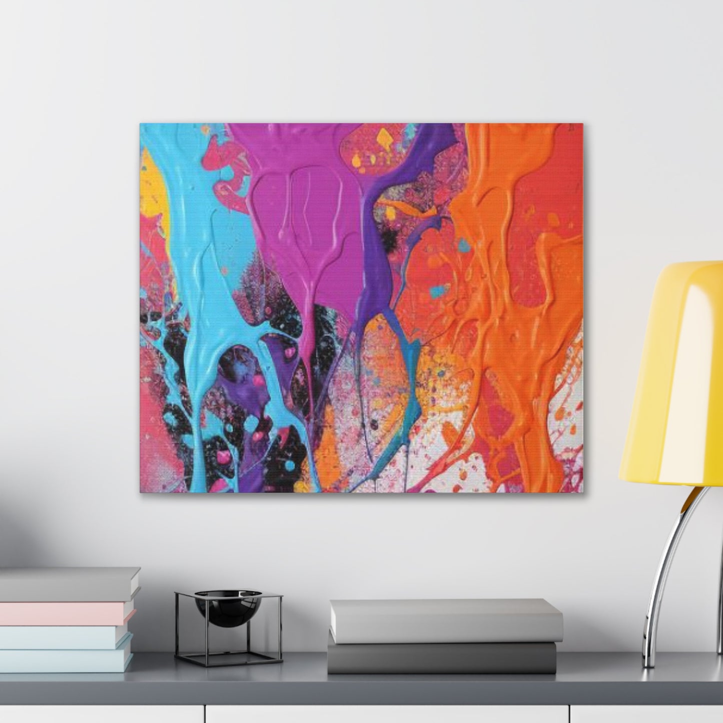 Primary Elegance: A Symphony of Sophistication Canvas Print