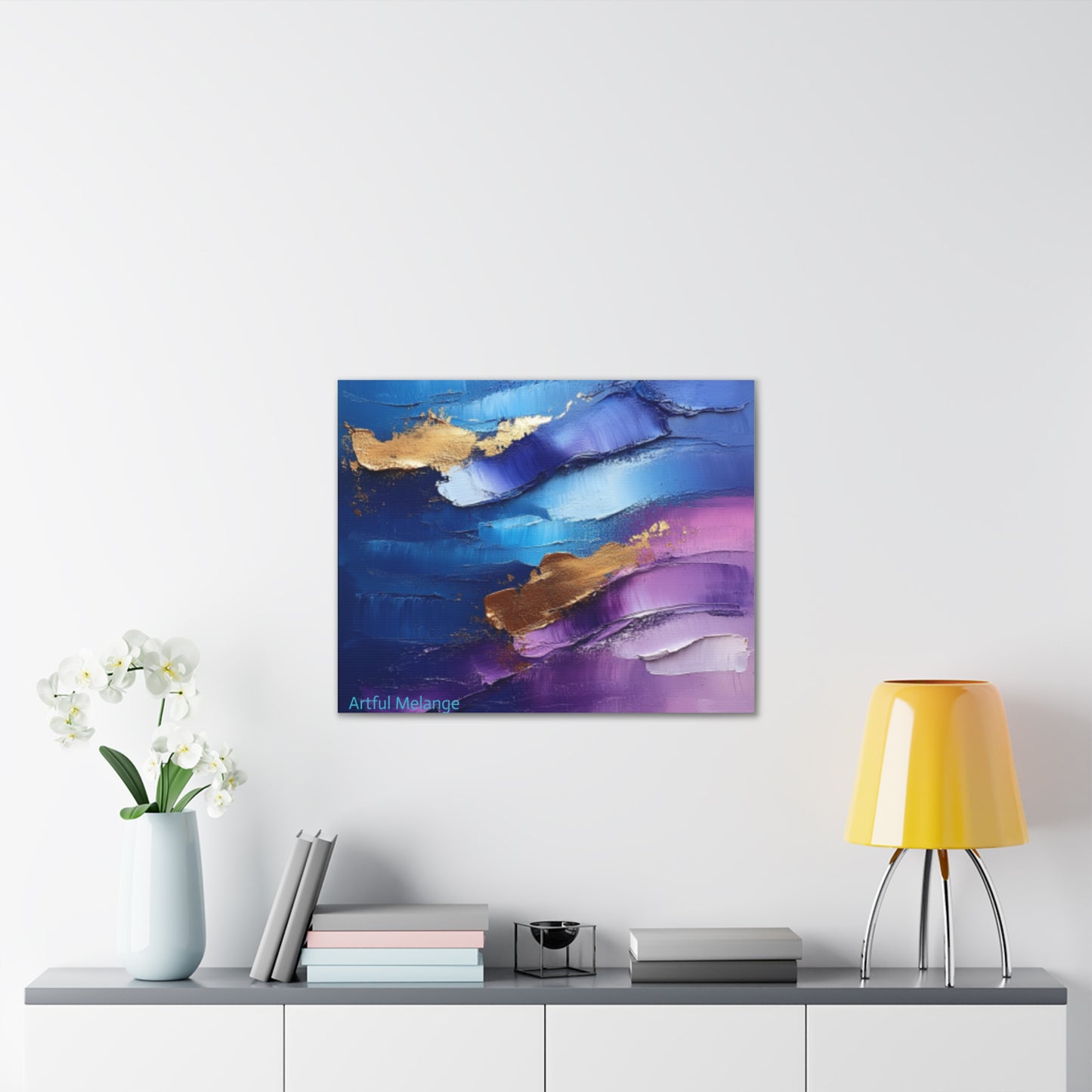 Acrylic Abstract Canvas Print - Richly Textured Artistry