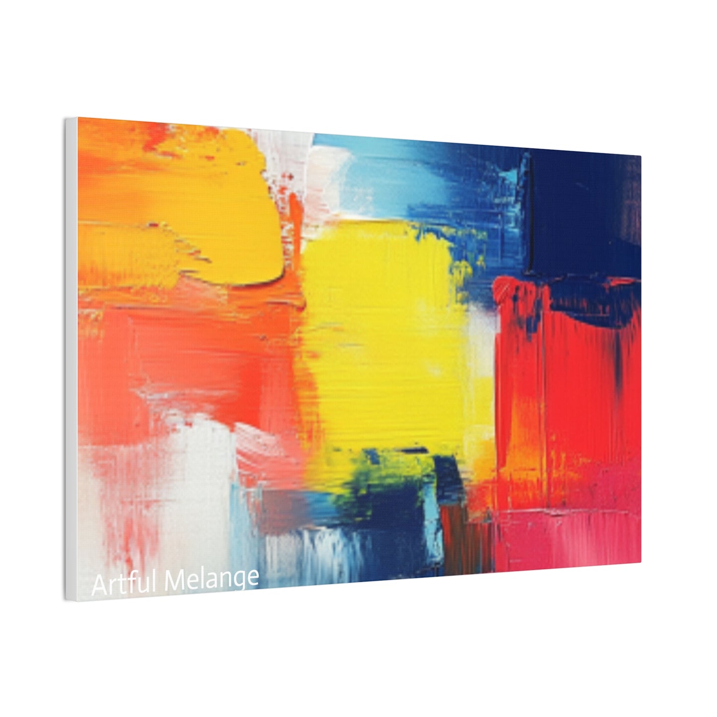 Acrylic Abstract Canvas Print - Richly Textured Artistry