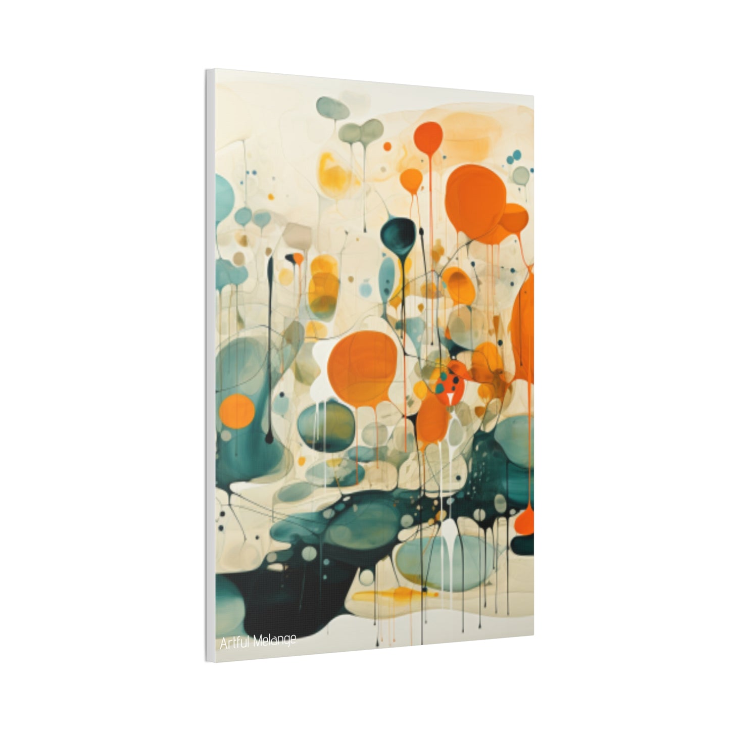 Primary Elegance: A Symphony of Sophistication Canvas Print