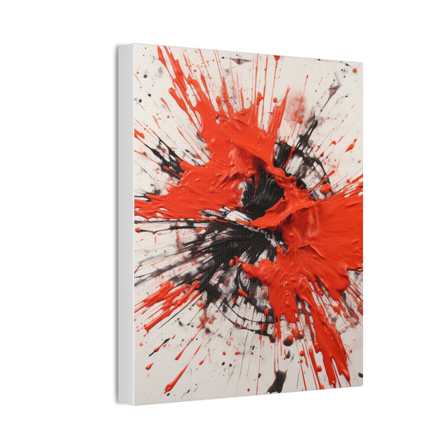 Acrylic Abstract Canvas Print - Richly Textured Artistry