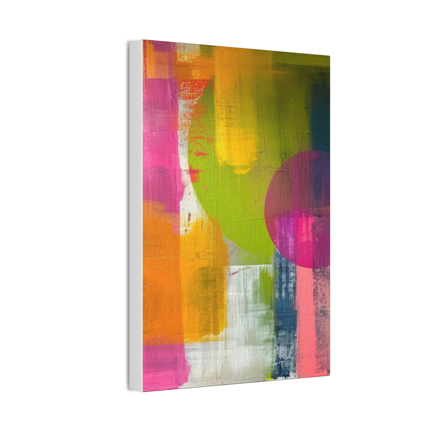 Primary Elegance: A Symphony of Sophistication Canvas Print