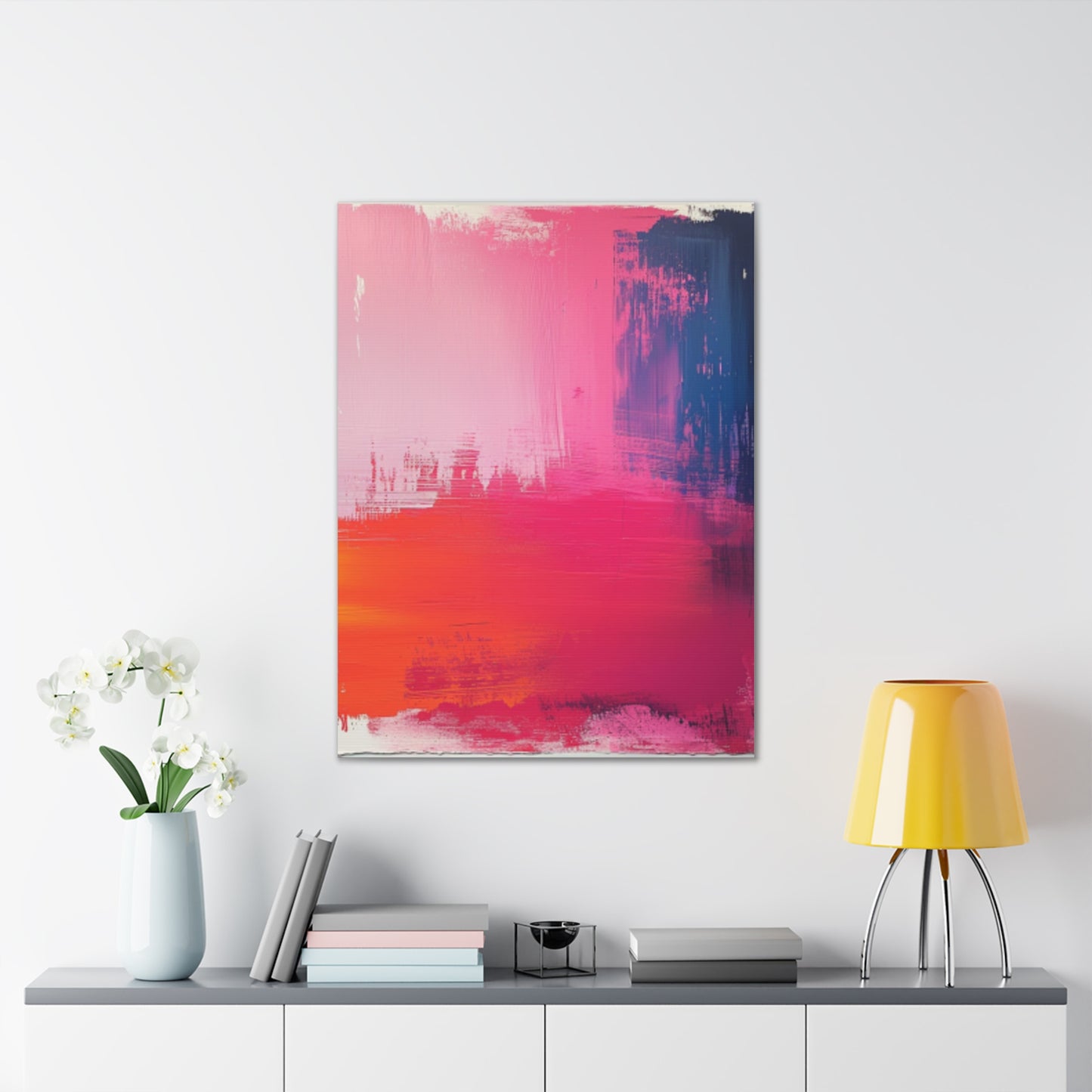 In The Pink: A Symphony of Sophistication Canvas Print