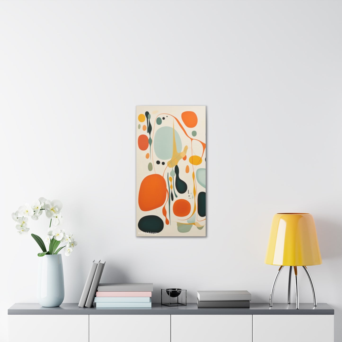 Primary Elegance: A Symphony of Sophistication Canvas Print