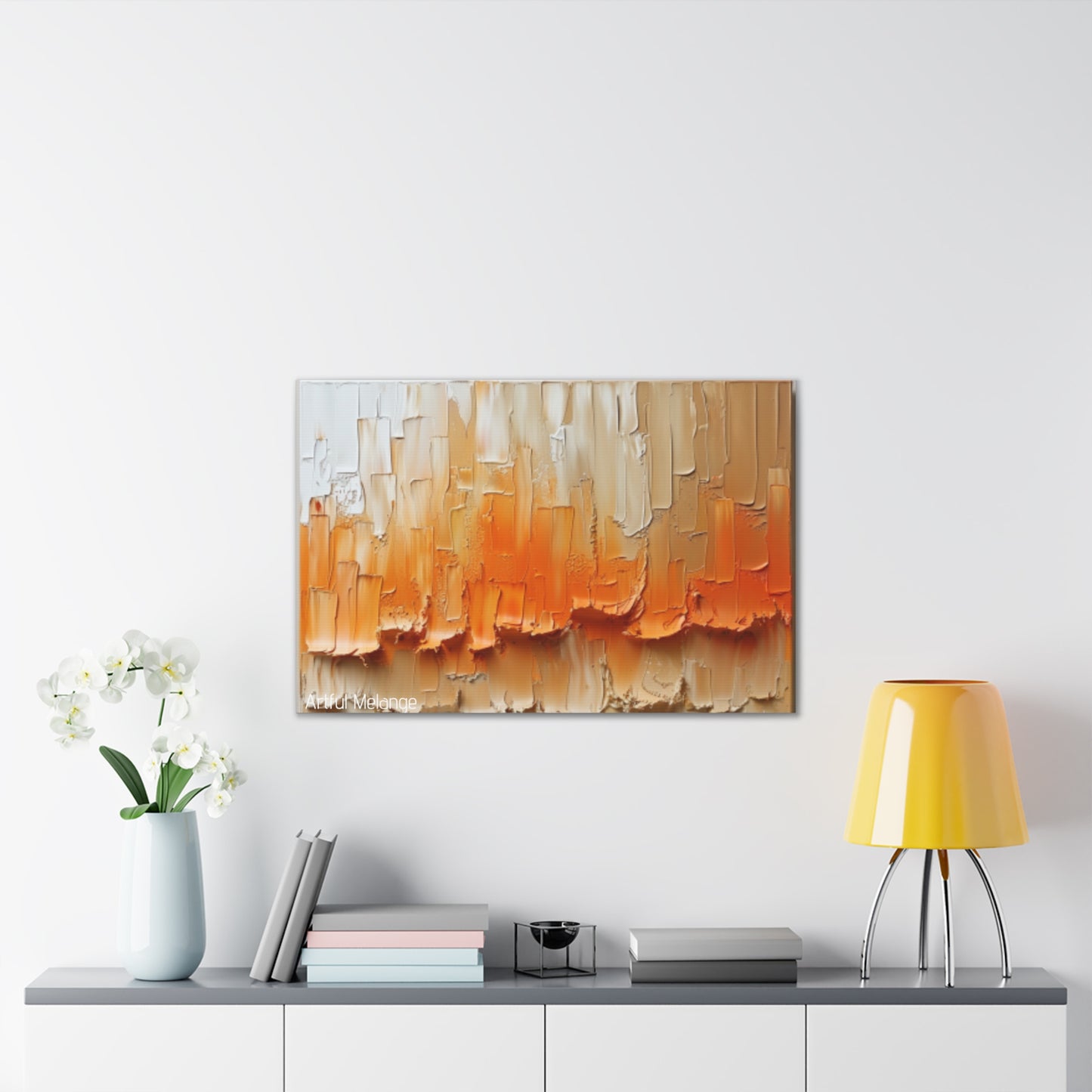 Primary Elegance: A Symphony of Sophistication Canvas Print