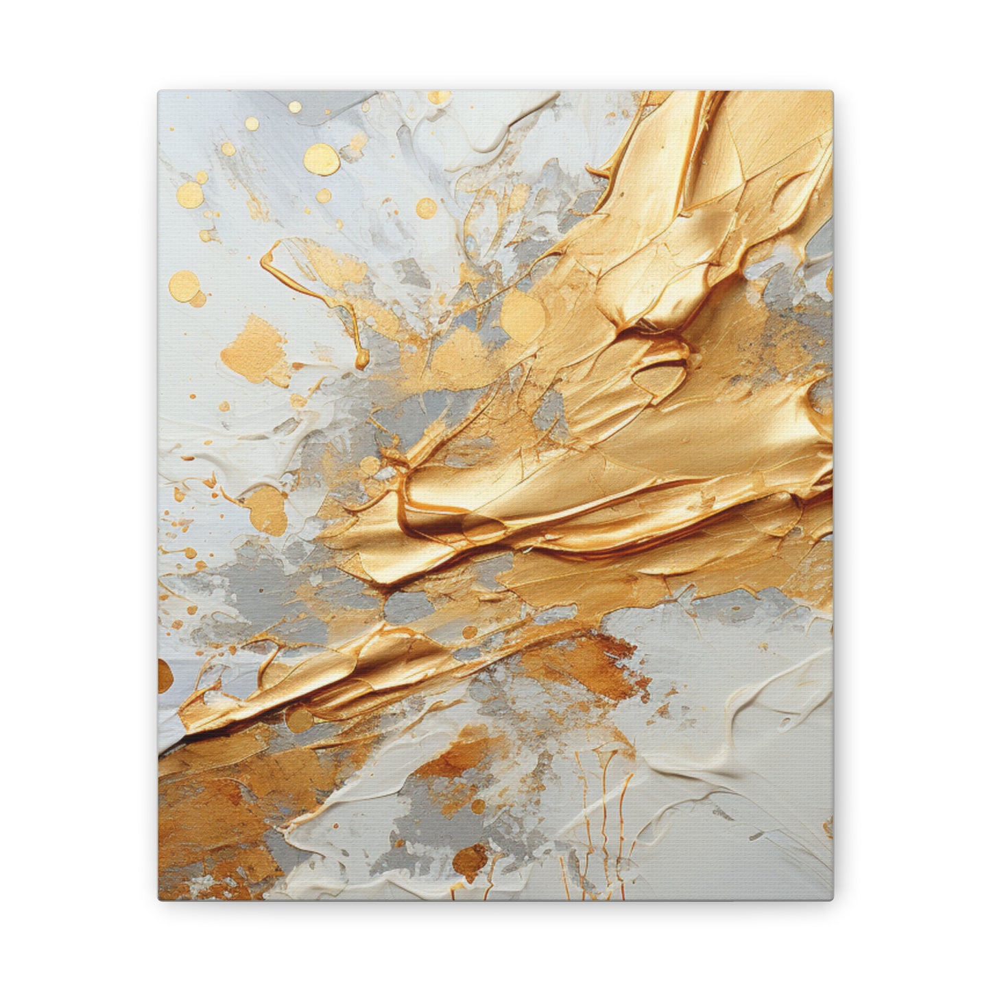 Acrylic Abstract Canvas Print - Richly Textured Artistry