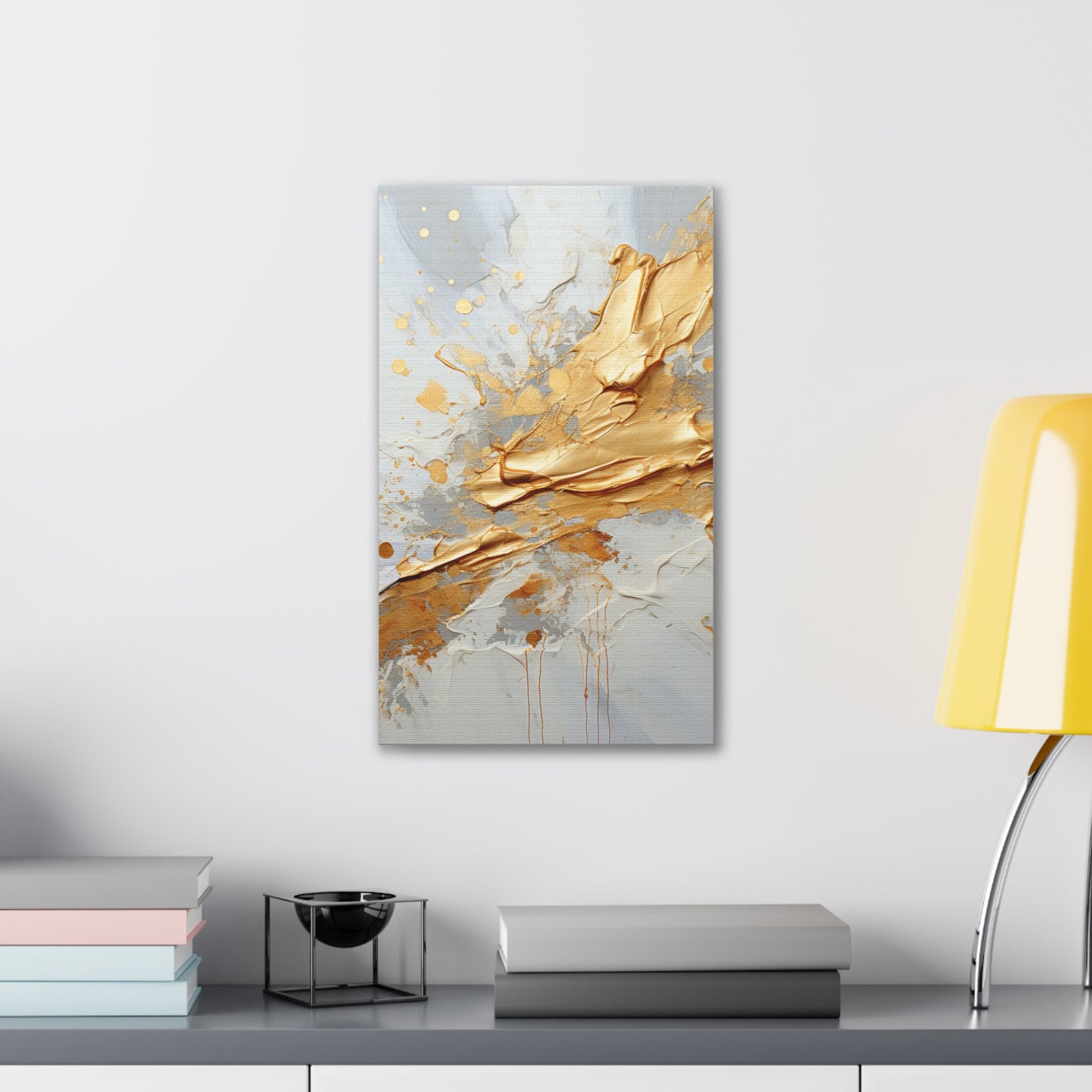 Acrylic Abstract Canvas Print - Richly Textured Artistry