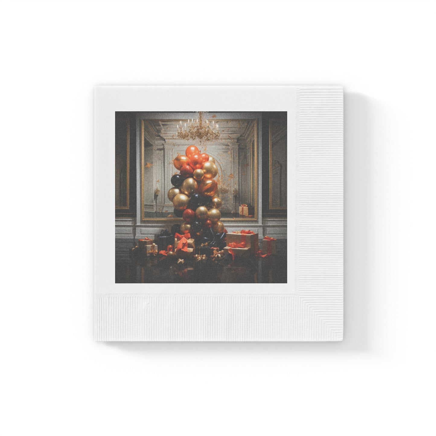 Dynamic Holiday Napkins for Sophisticated Living Spaces