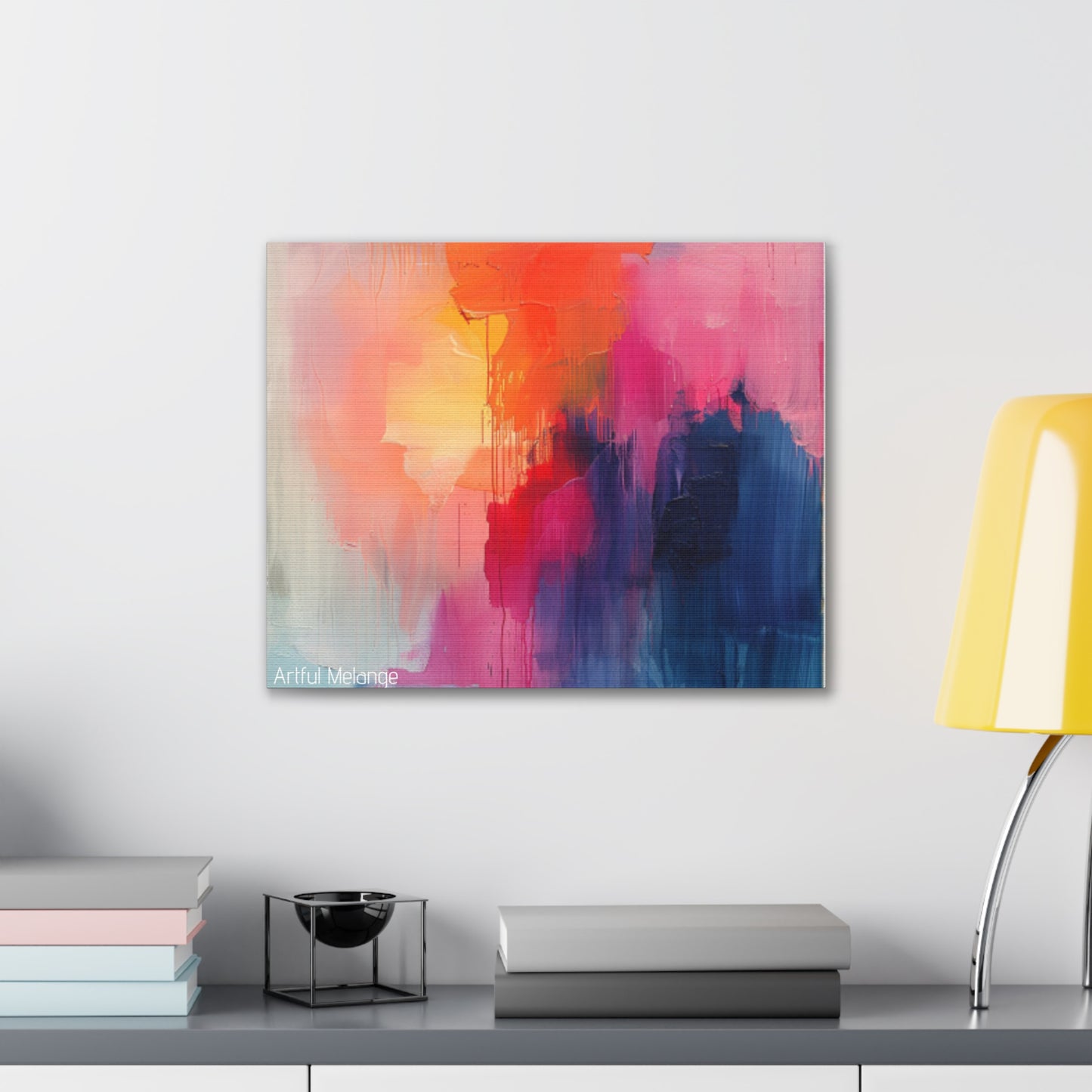 Primary Elegance: A Symphony of Sophistication Canvas Print