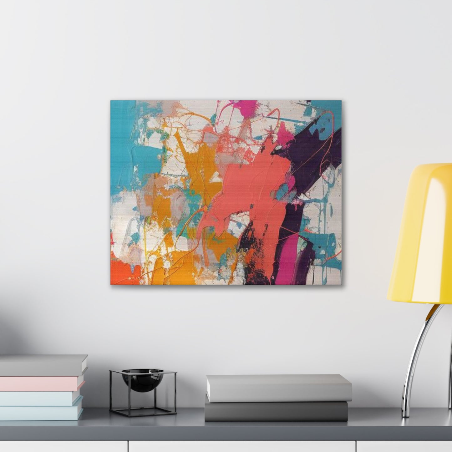 Primary Elegance: A Symphony of Sophistication Canvas Print